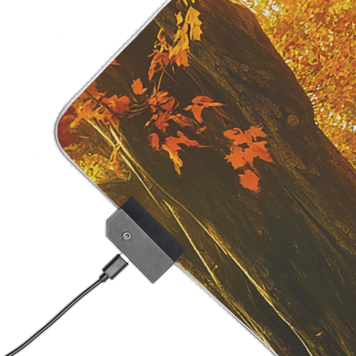 Autumn Forest Fantasy Inn LED Gaming Mouse Pad