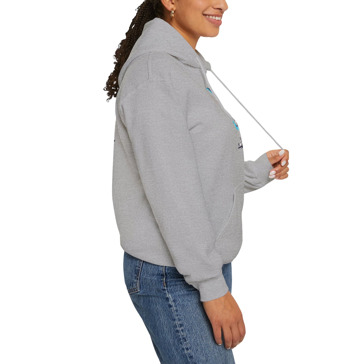 Fantasy Moon Girl Torchbearer Unisex Heavy Blend™ Hooded Sweatshirt
