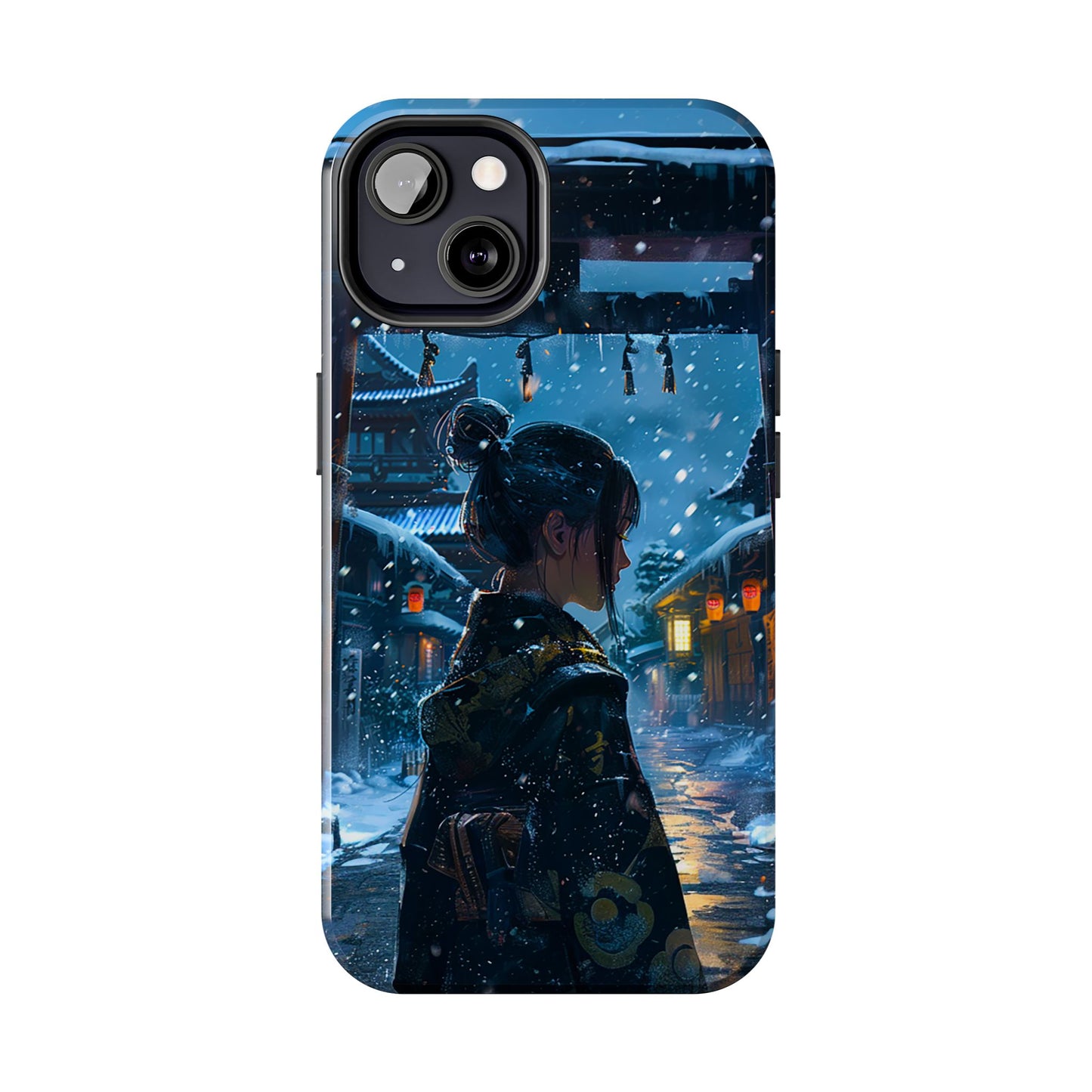Snowy Japanese Village Tough Phone Case iPhone Android