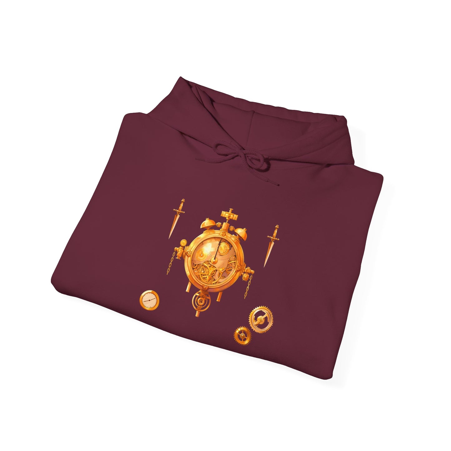 Steampunk Clocks and Gears Unisex Heavy Blend™ Hooded Sweatshirt