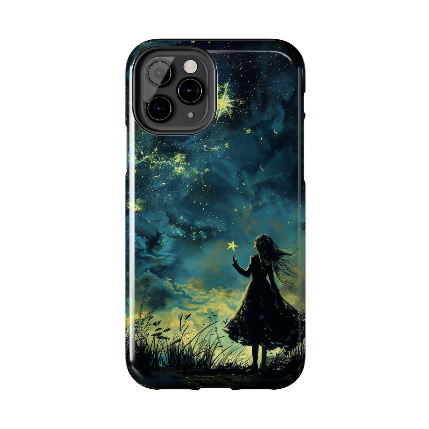 iPhone Android Wishing Star Girl Phone Case