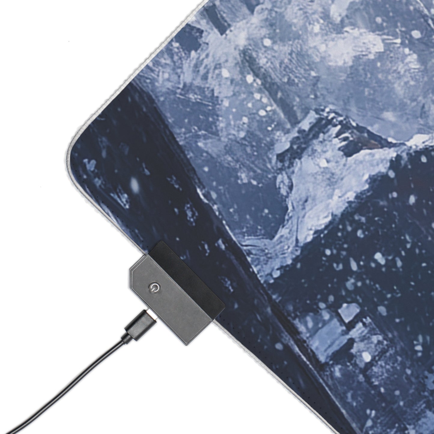 Dark Fantasy Snowy Tori Gate PC Gaming LED Gaming Mouse Pad