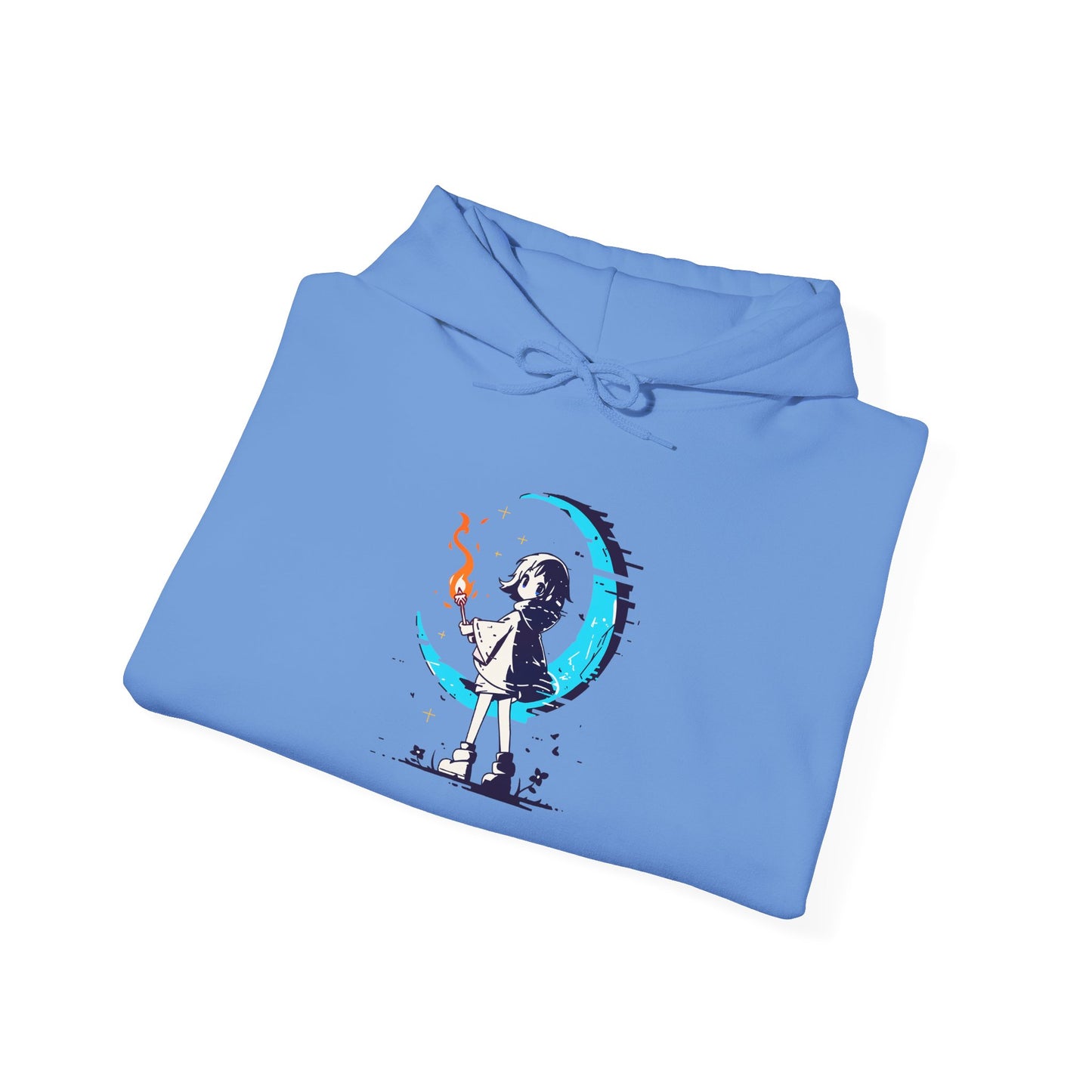 Fantasy Moon Girl Torchbearer Unisex Heavy Blend™ Hooded Sweatshirt