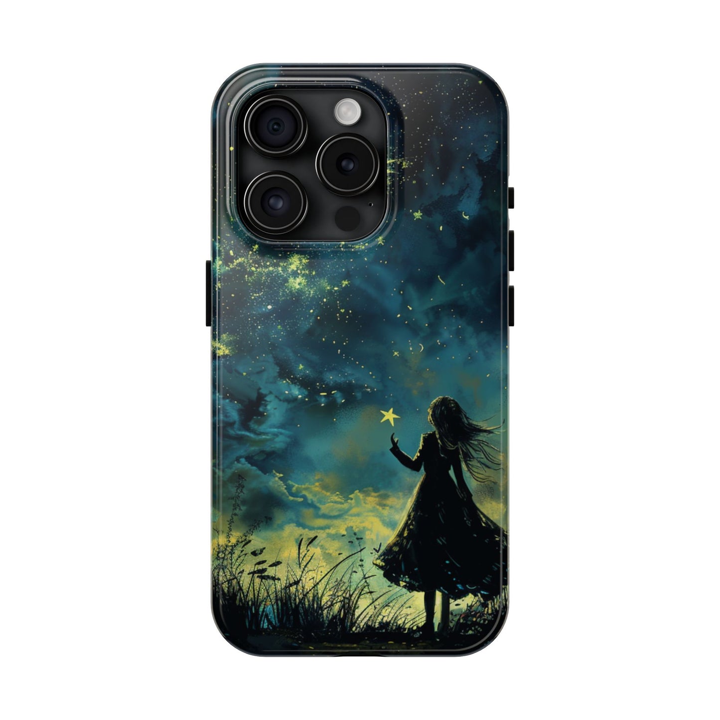iPhone Android Wishing Star Girl Phone Case