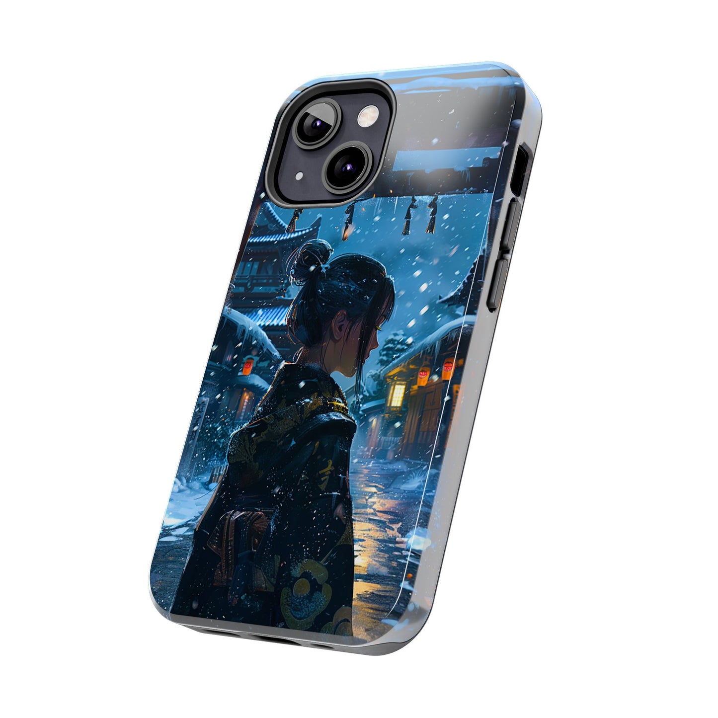 Snowy Japanese Village Tough Phone Case iPhone Android