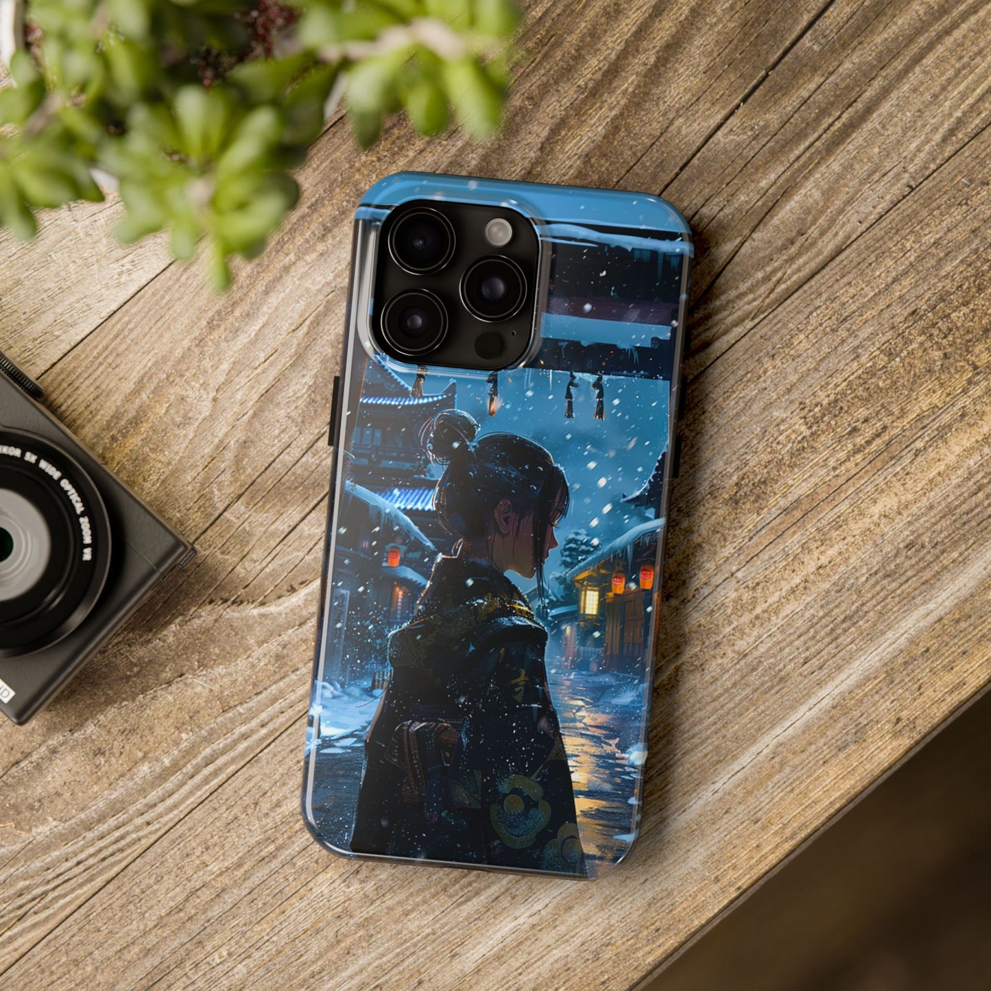 Snowy Japanese Village Tough Phone Case iPhone Android