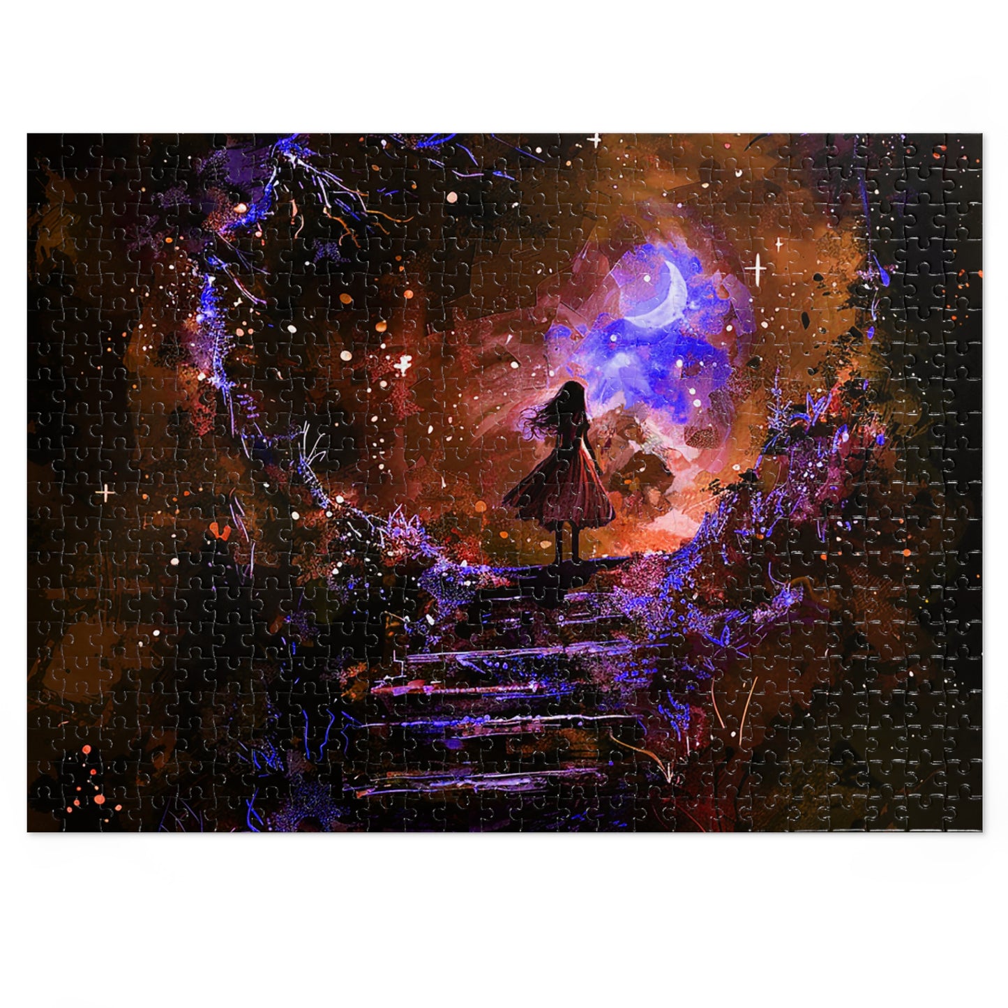 Fantasy Girl Portal Jigsaw Puzzle (30, 110, 252, 500,1000-Piece)