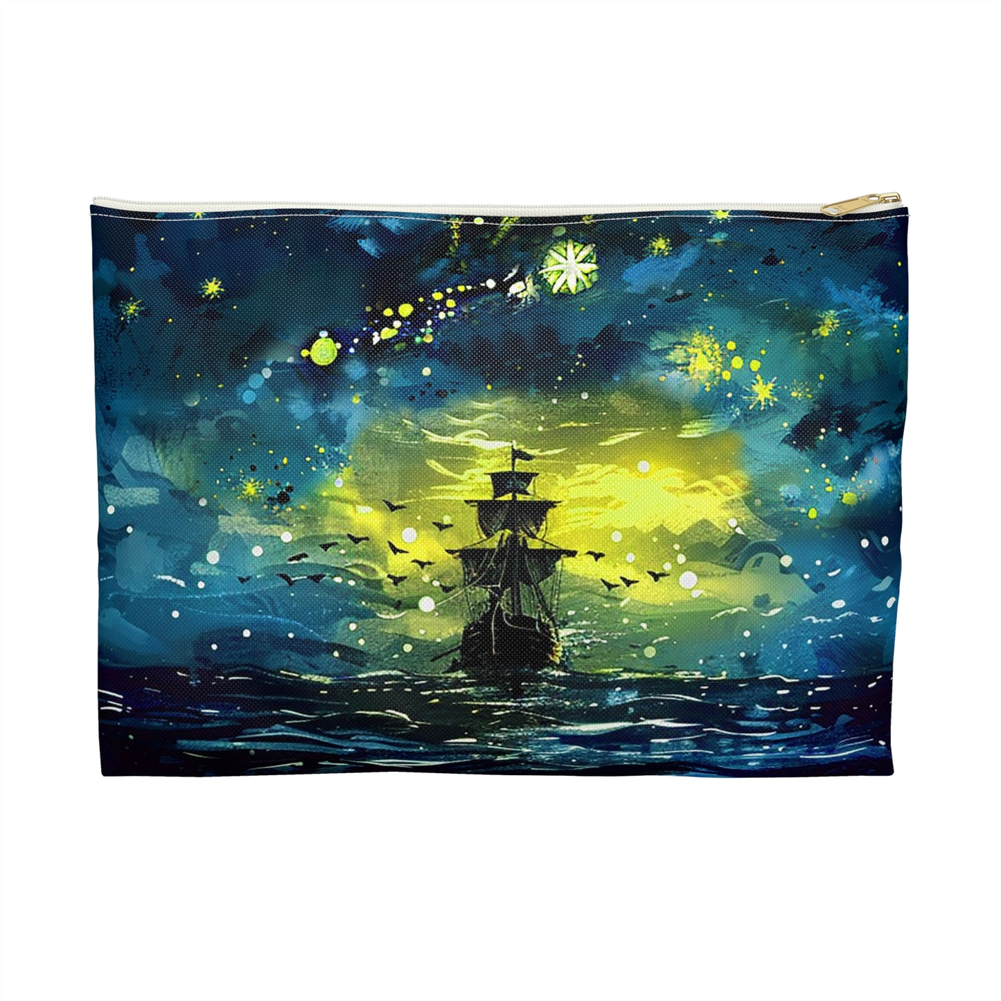 Starry Sky Lost Pirate Ship Accessory Pouch