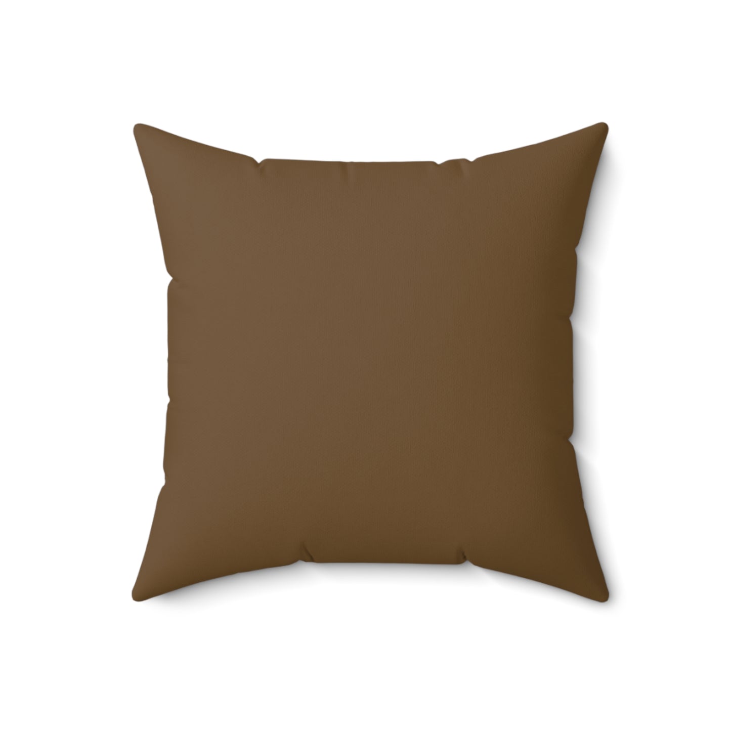 Charming Turkey With Chicks and Sunflowers Spun Polyester Square Pillow