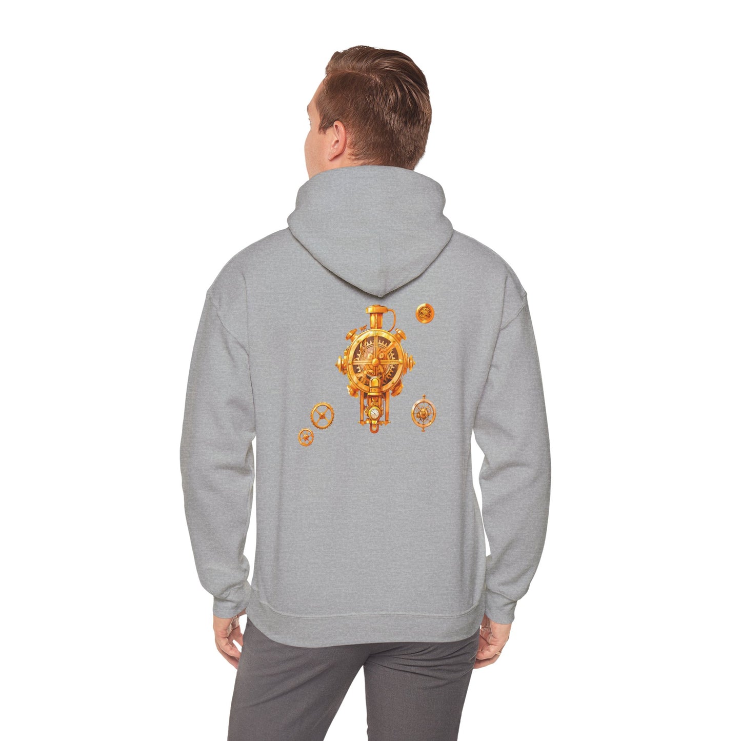 Steampunk Clocks and Gears Unisex Heavy Blend™ Hooded Sweatshirt