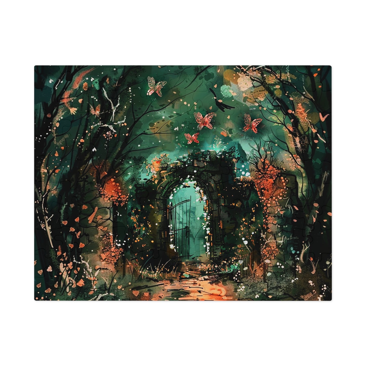 Lonely Ancient Fantasy Gate Jigsaw Puzzle (30, 110, 252, 500,1000-Piece)