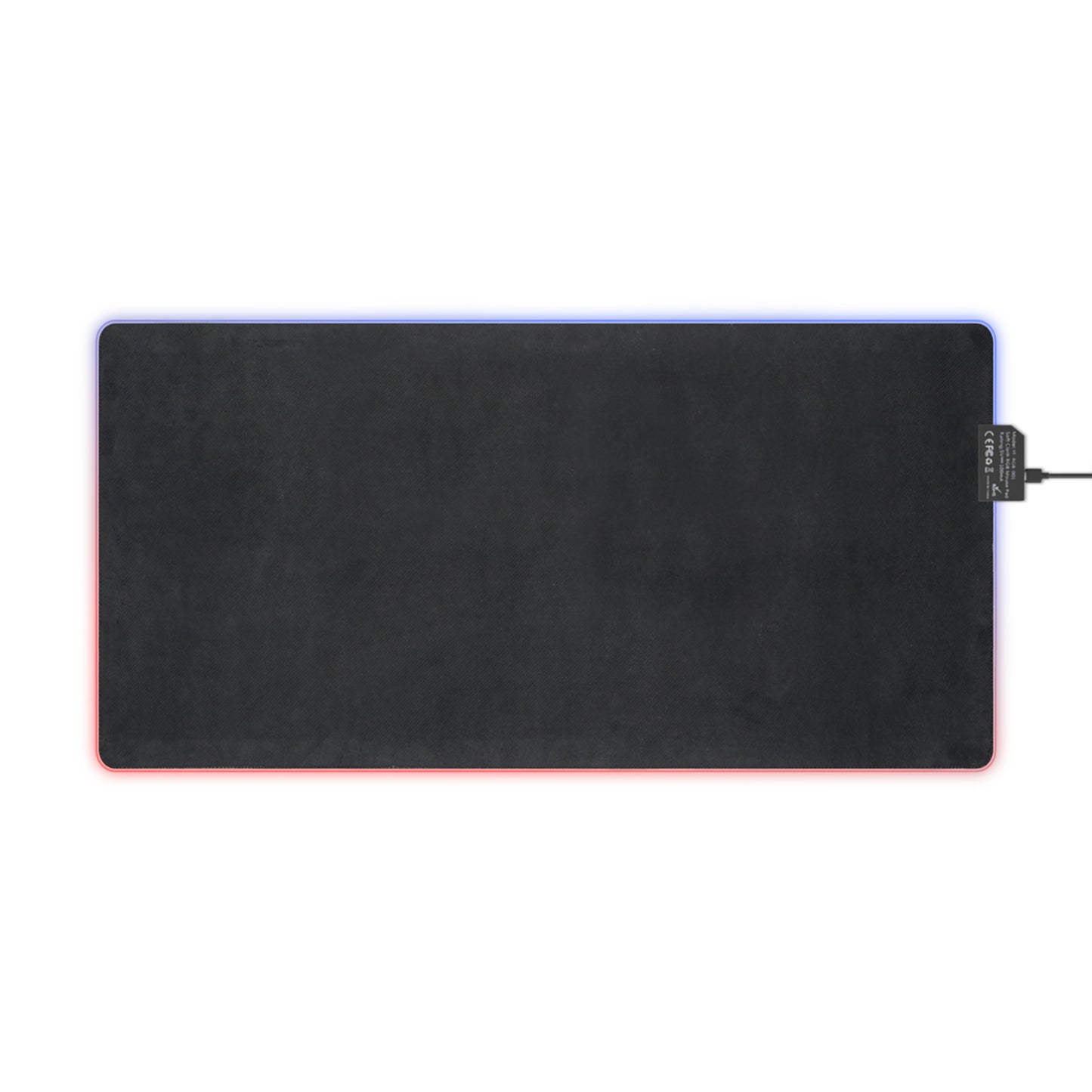 Rustic Winter Village LED Gaming Mouse Pad - Lovely Snowy Desk Mat for Gamers - Holiday Gift Idea