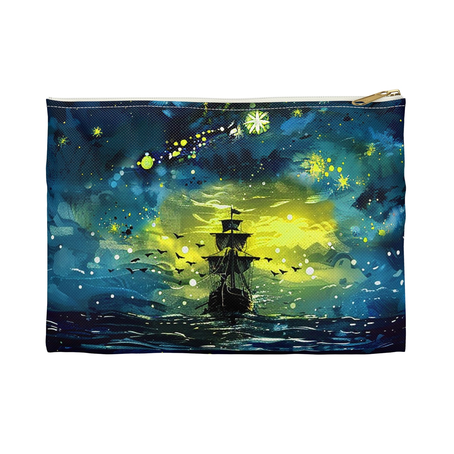 Starry Sky Lost Pirate Ship Accessory Pouch