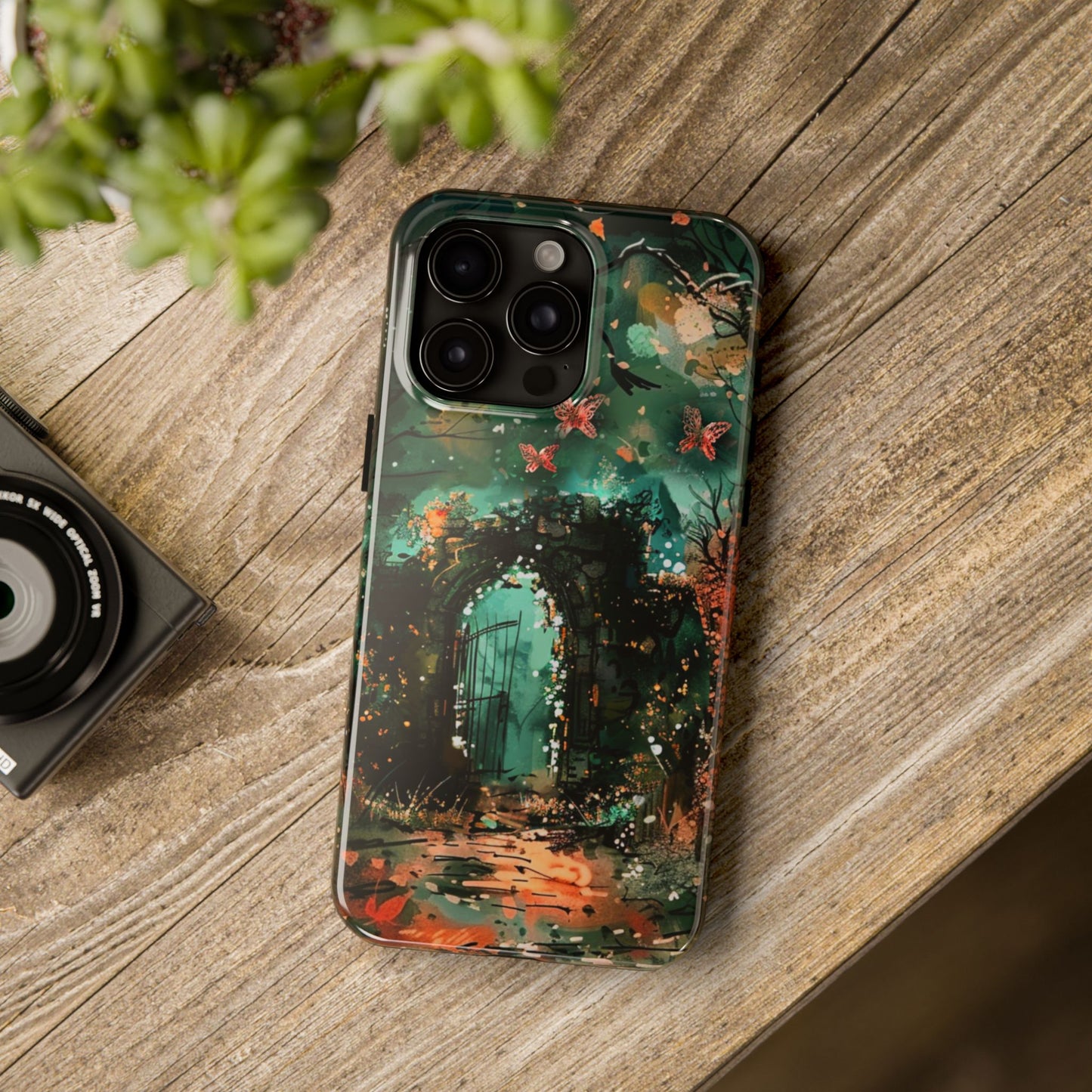 iPhone Android Lonely Ancient Fantasy Gate Phone Case