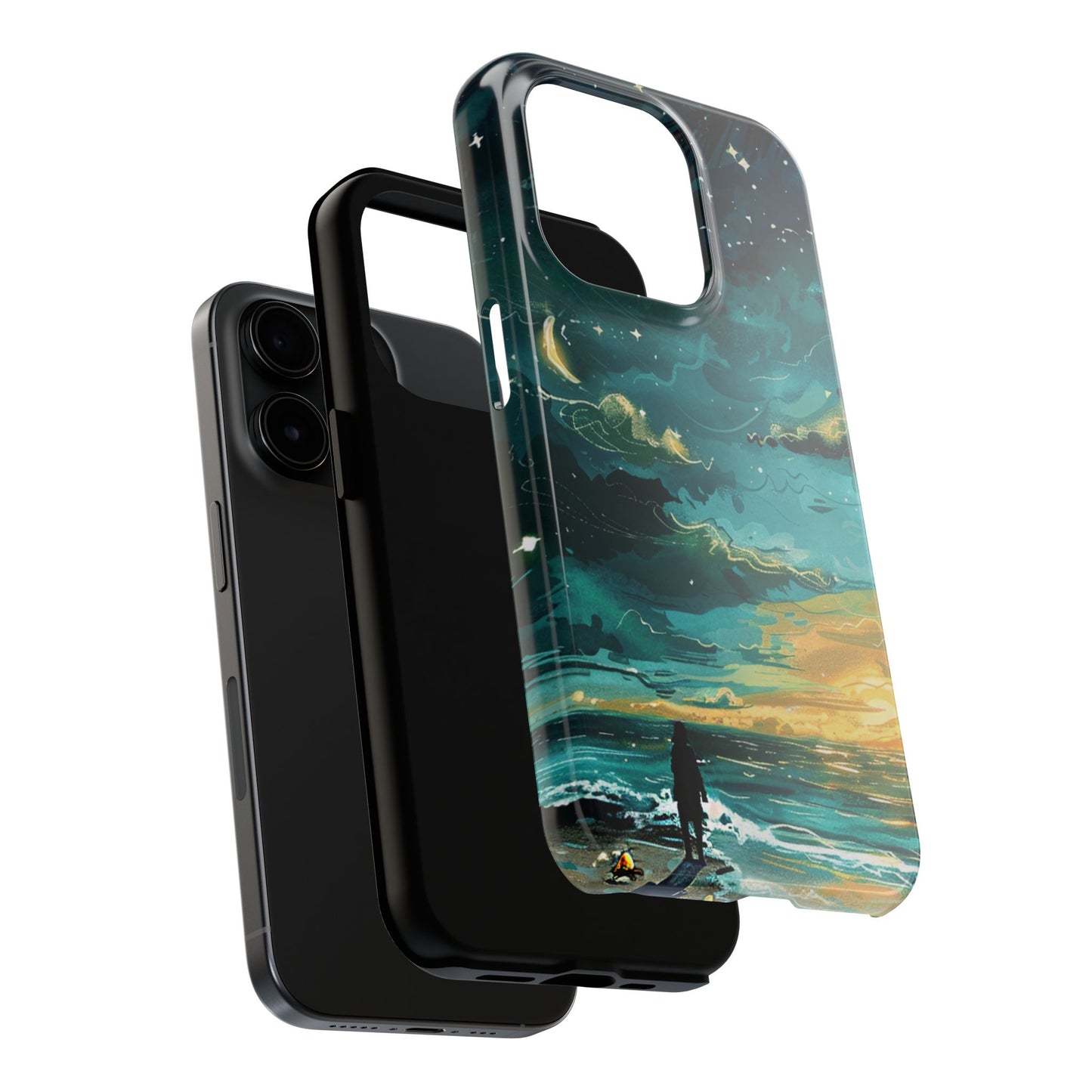 iPhone Android Faraway Warm Tropical Beach Phone Case