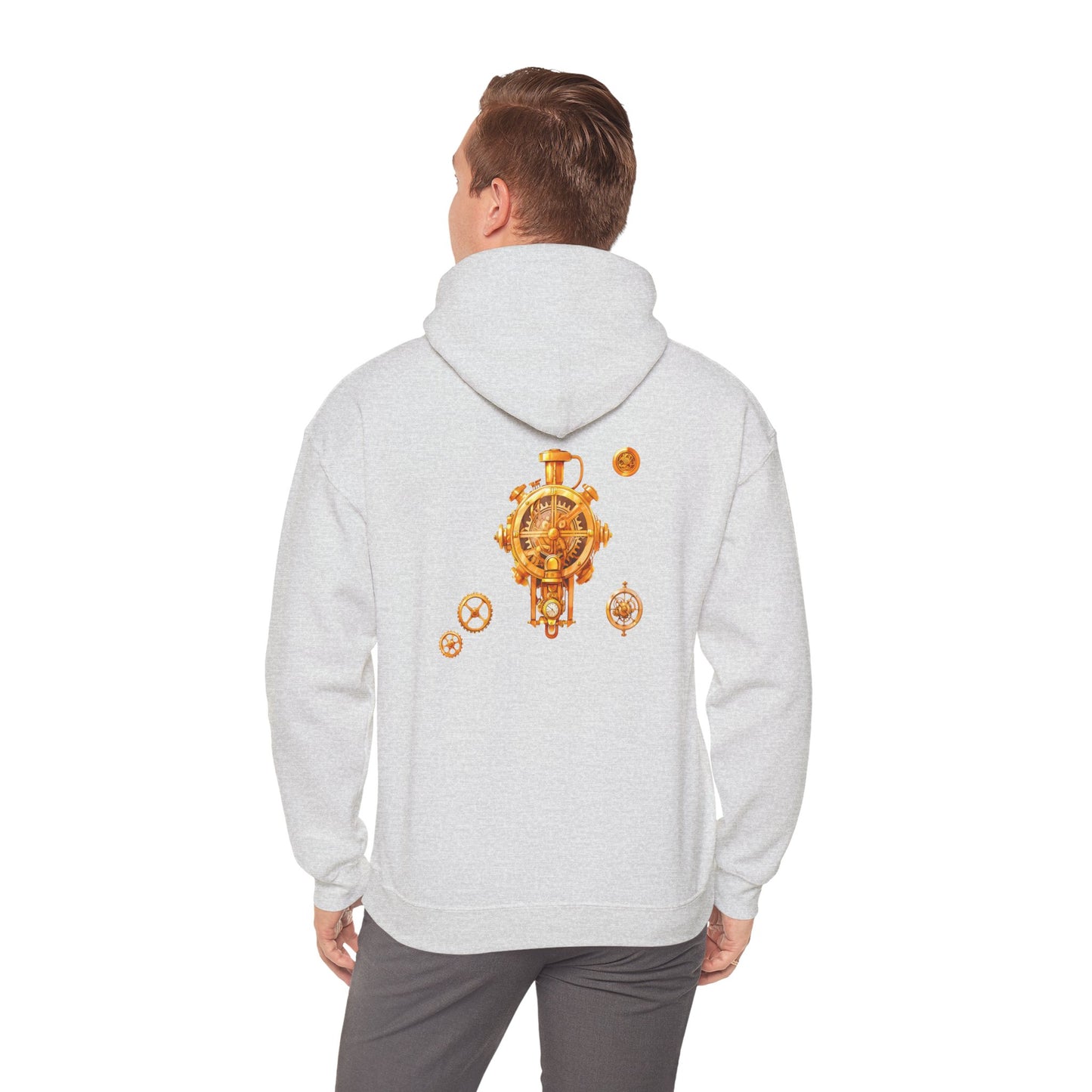 Steampunk Clocks and Gears Unisex Heavy Blend™ Hooded Sweatshirt