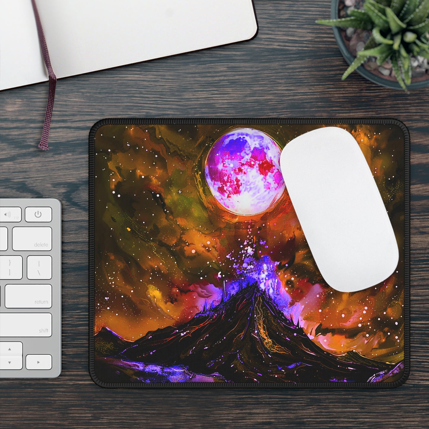 The Mystical Volcano Gaming Mouse Pad