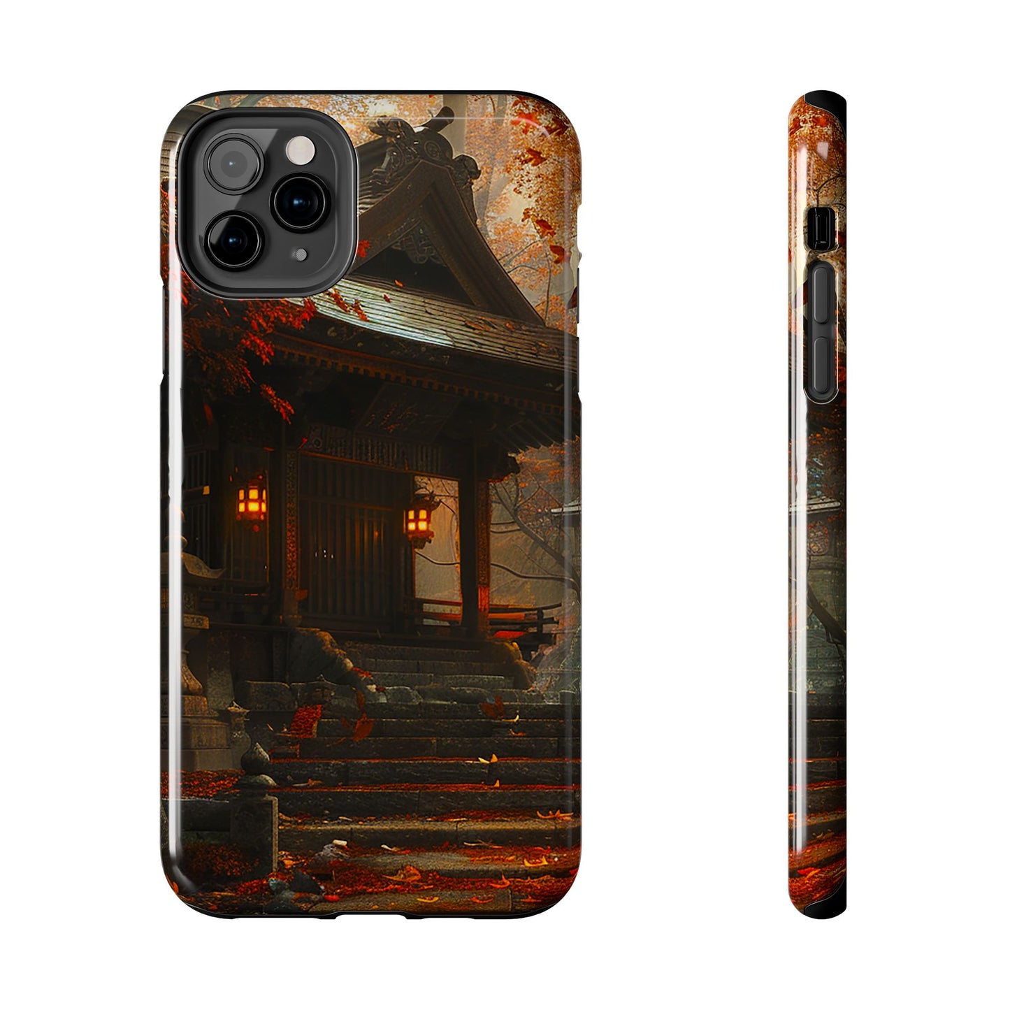 Japanese Autumn Shinto Shrine Tough Phone Case