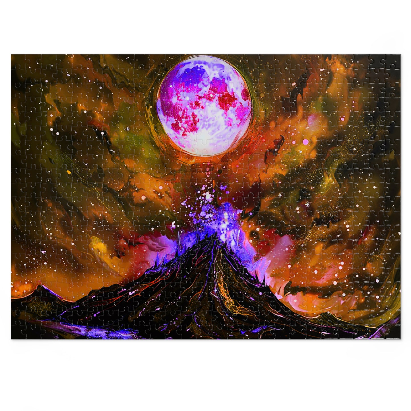 The Mystical Volcano Jigsaw Puzzle (30, 110, 252, 500,1000-Piece)