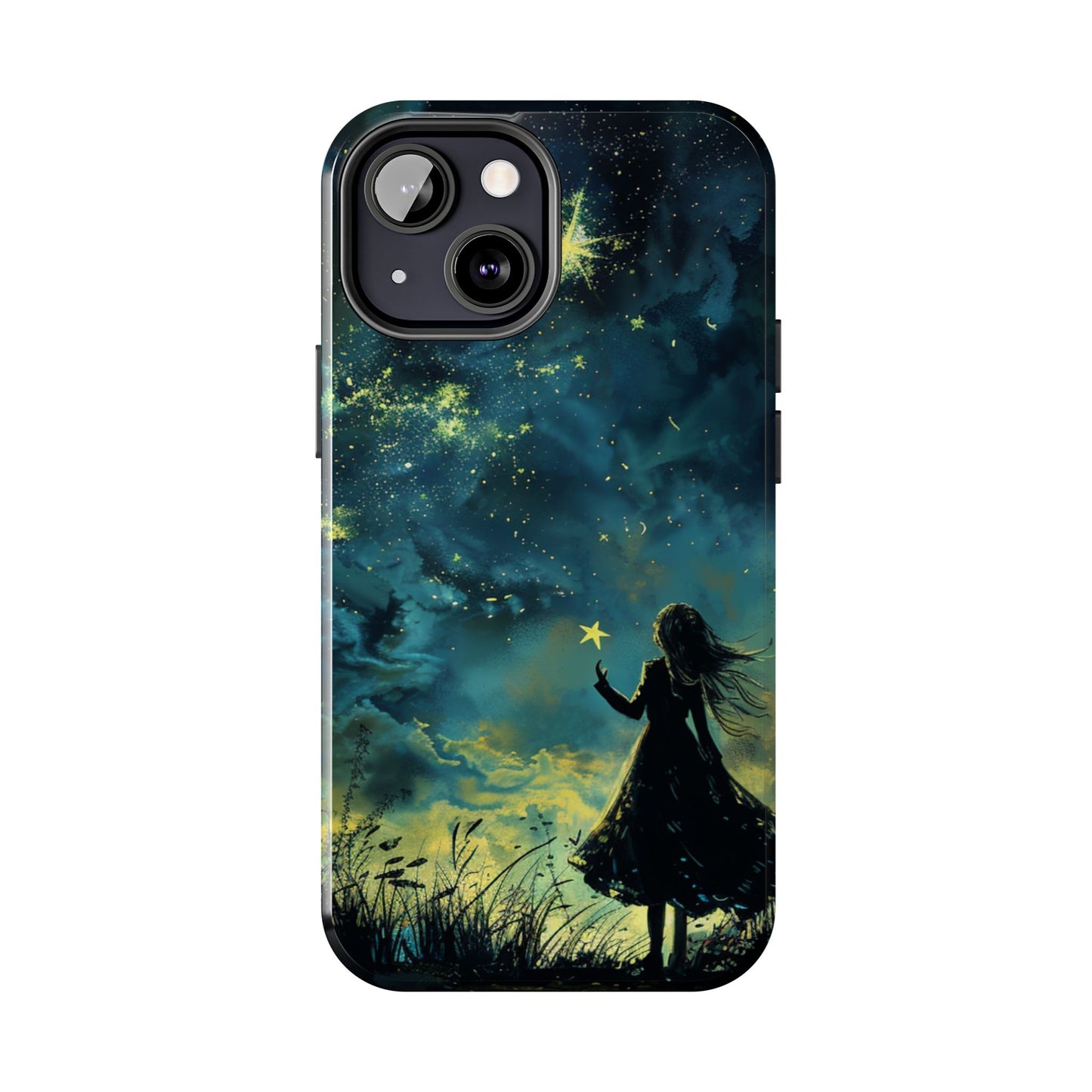 iPhone Android Wishing Star Girl Phone Case