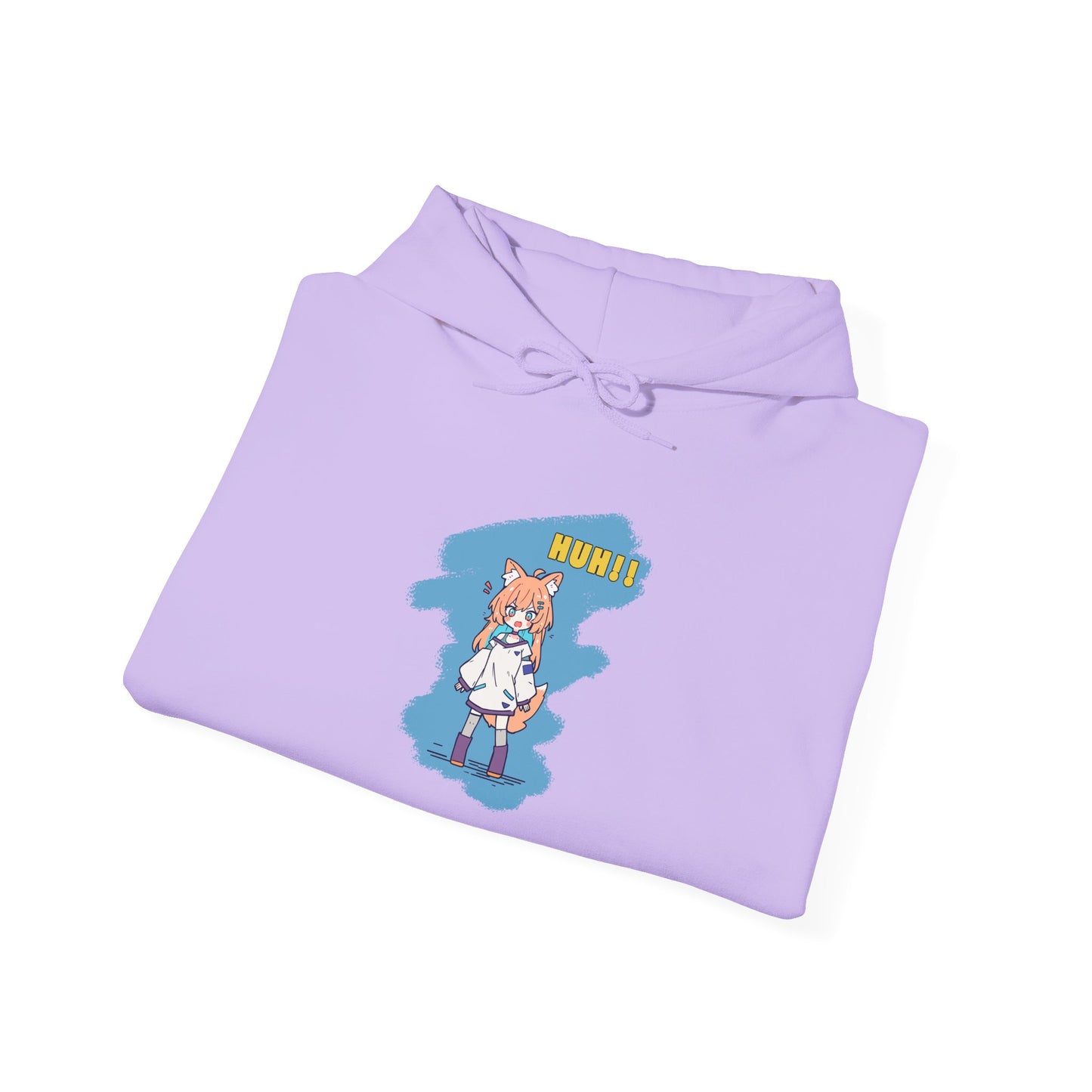 Sweet Fox Girl Huh!! Unisex - Heavy Blend⢠Hooded Sweatshirt - Vibrant Anime Style - Cute and Funny Design