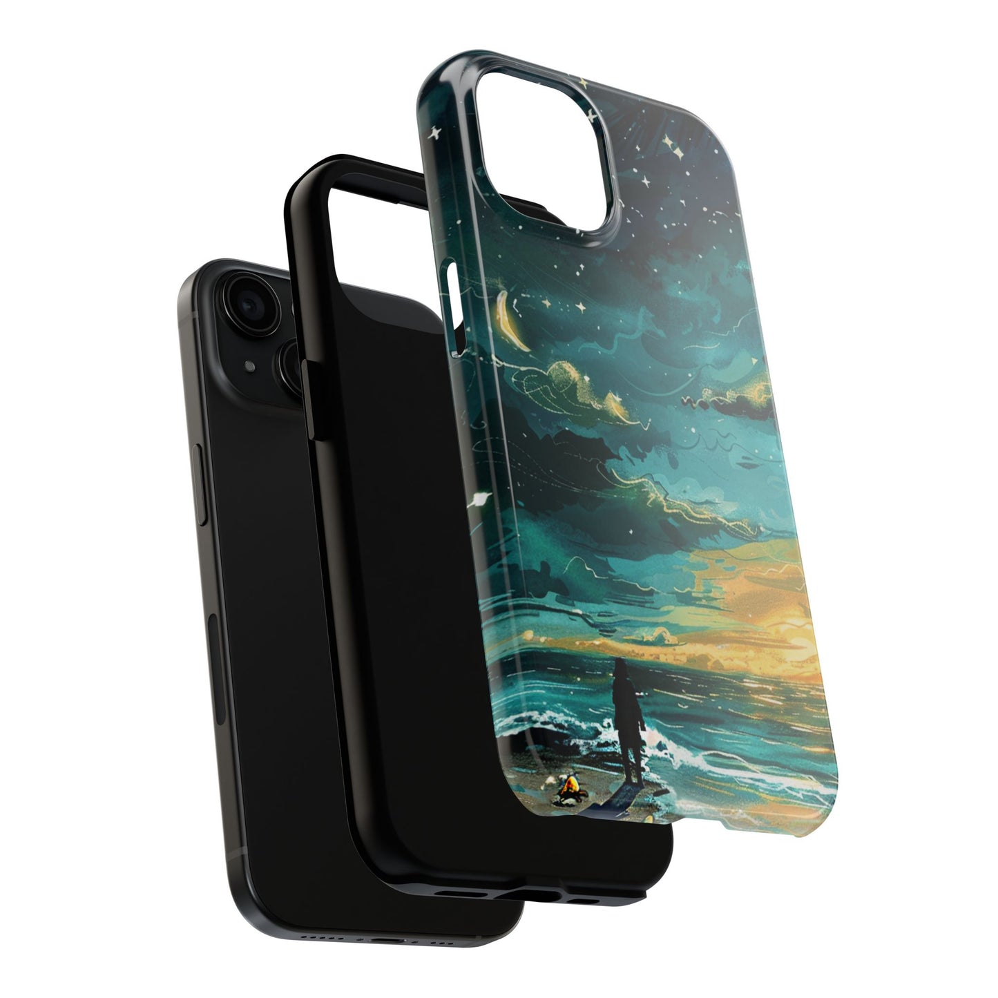 iPhone Android Faraway Warm Tropical Beach Phone Case