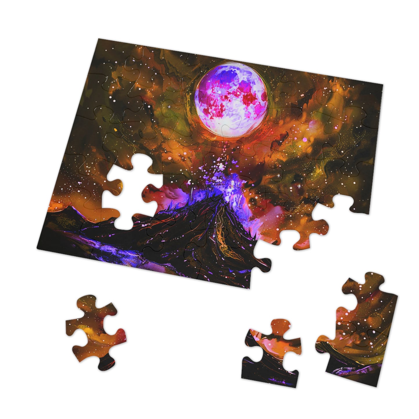 The Mystical Volcano Jigsaw Puzzle (30, 110, 252, 500,1000-Piece)