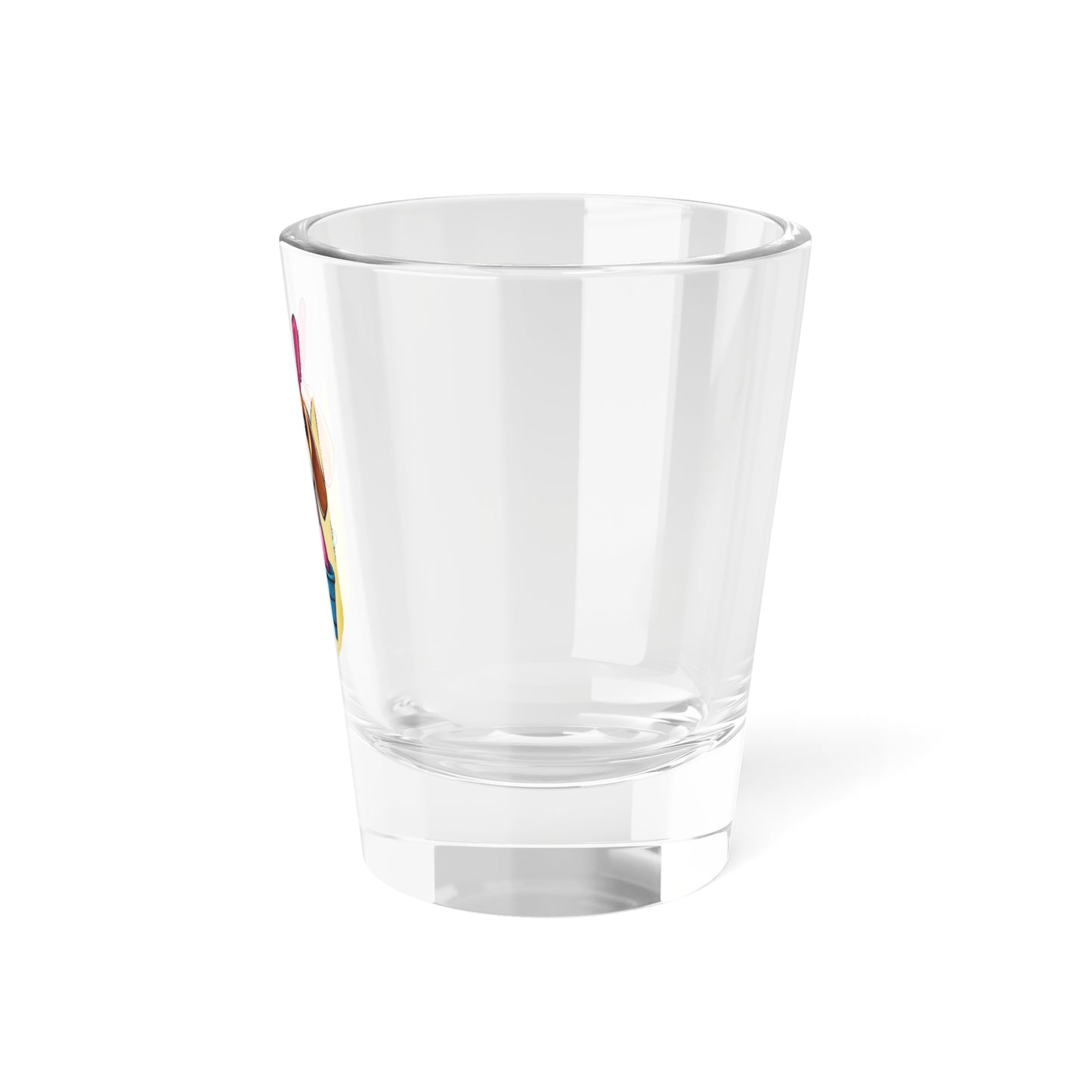 Adorable Bunny Ear Beagle Shot Glass, 1.5oz - Cute Easter Basket Spring Design
