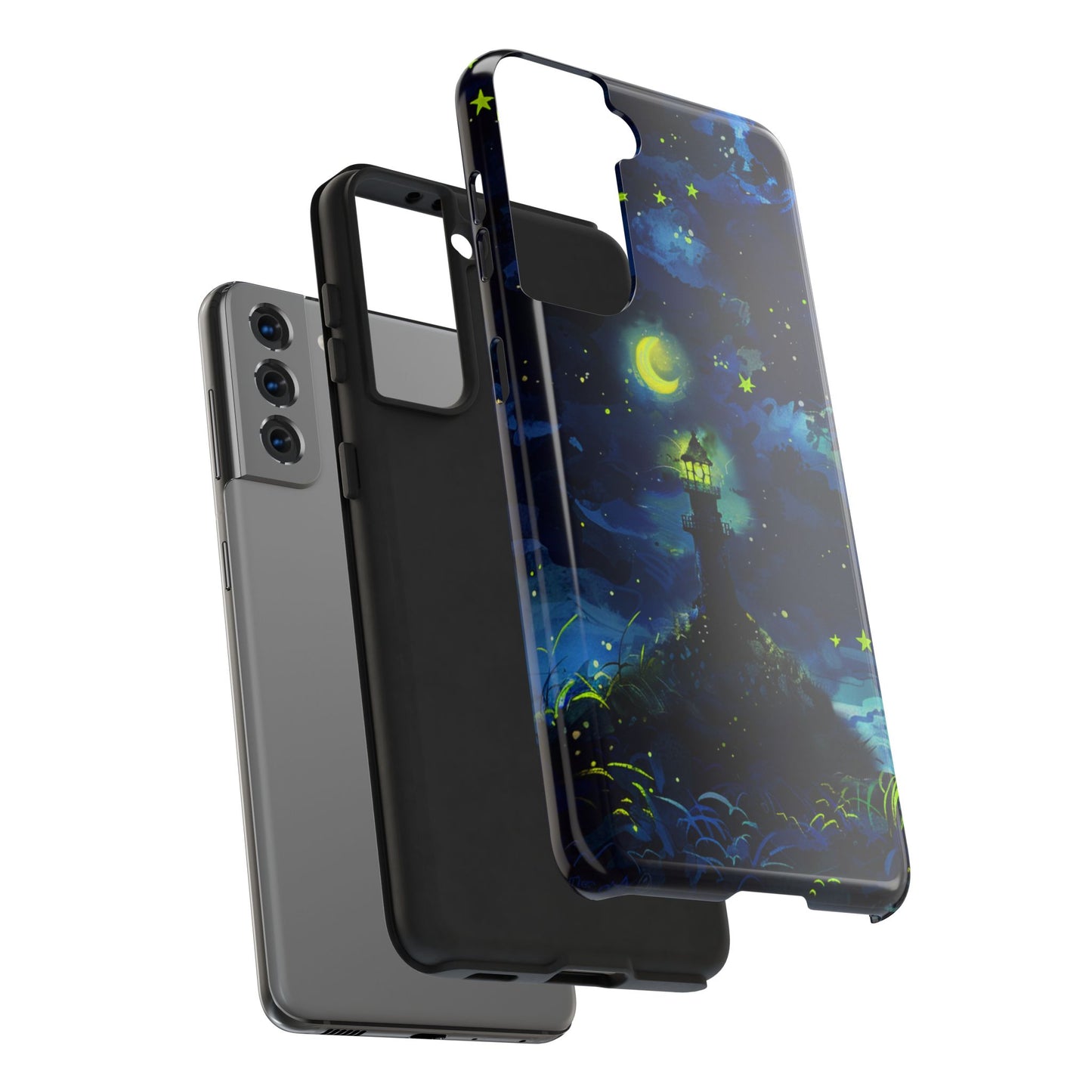 iPhone Android Moonlight Lighthouse Phone Case