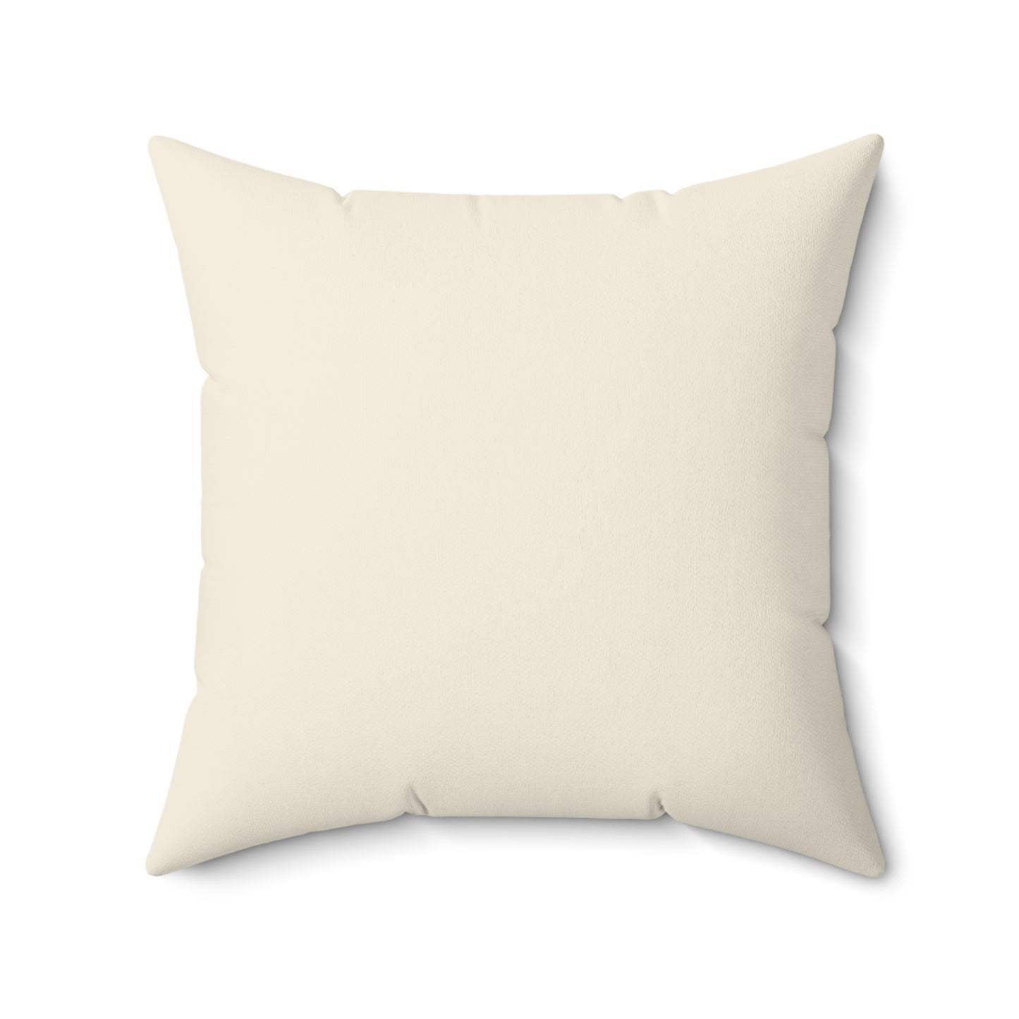 Christmas Cat with Ducks Spun Polyester Square Pillow