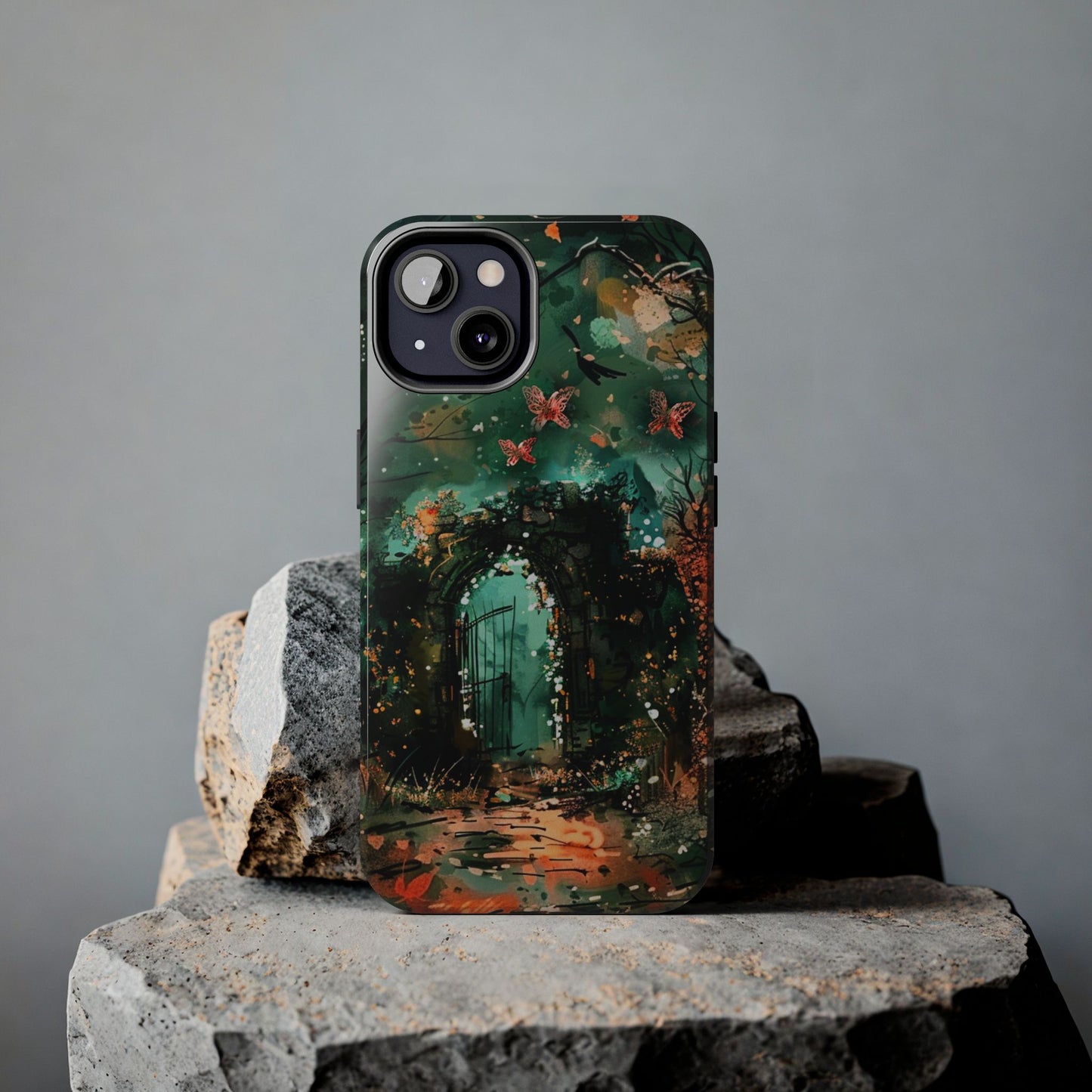 iPhone Android Lonely Ancient Fantasy Gate Phone Case