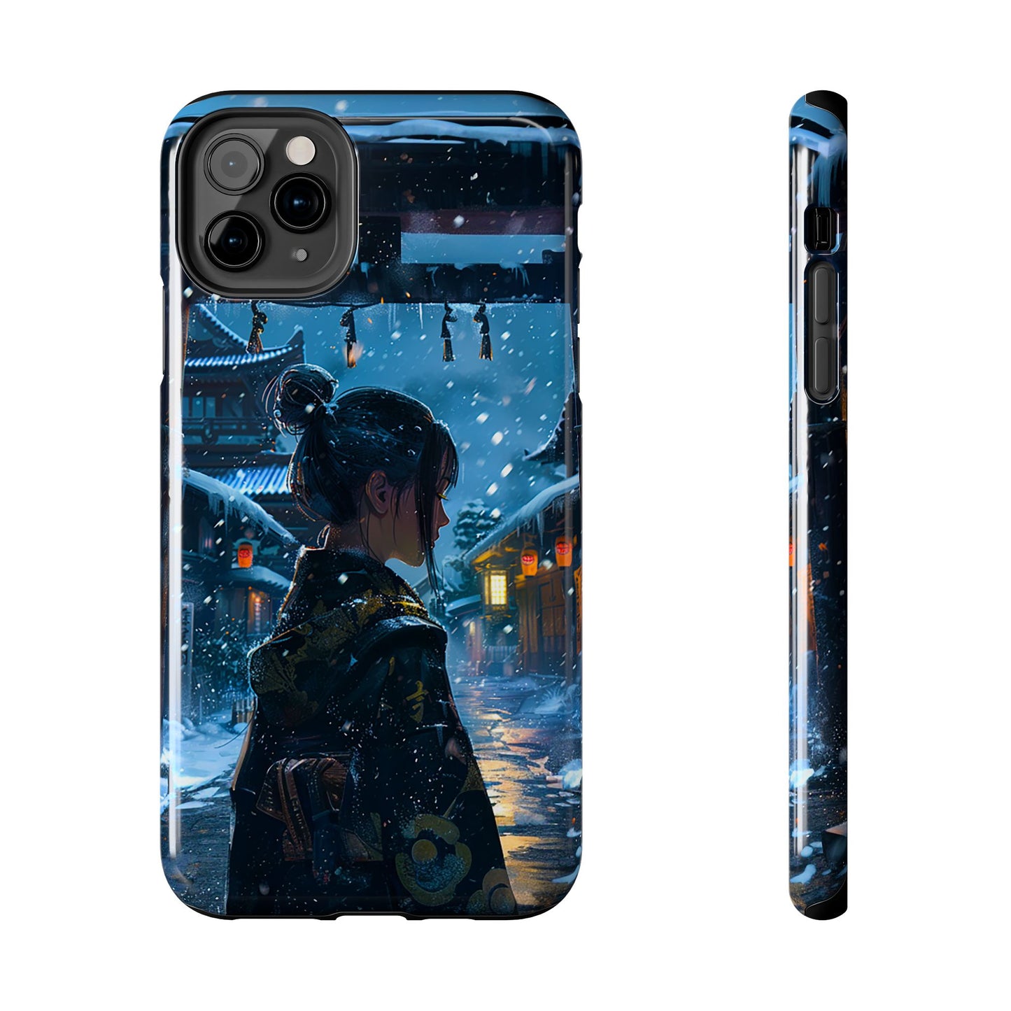 Snowy Japanese Village Tough Phone Case iPhone Android