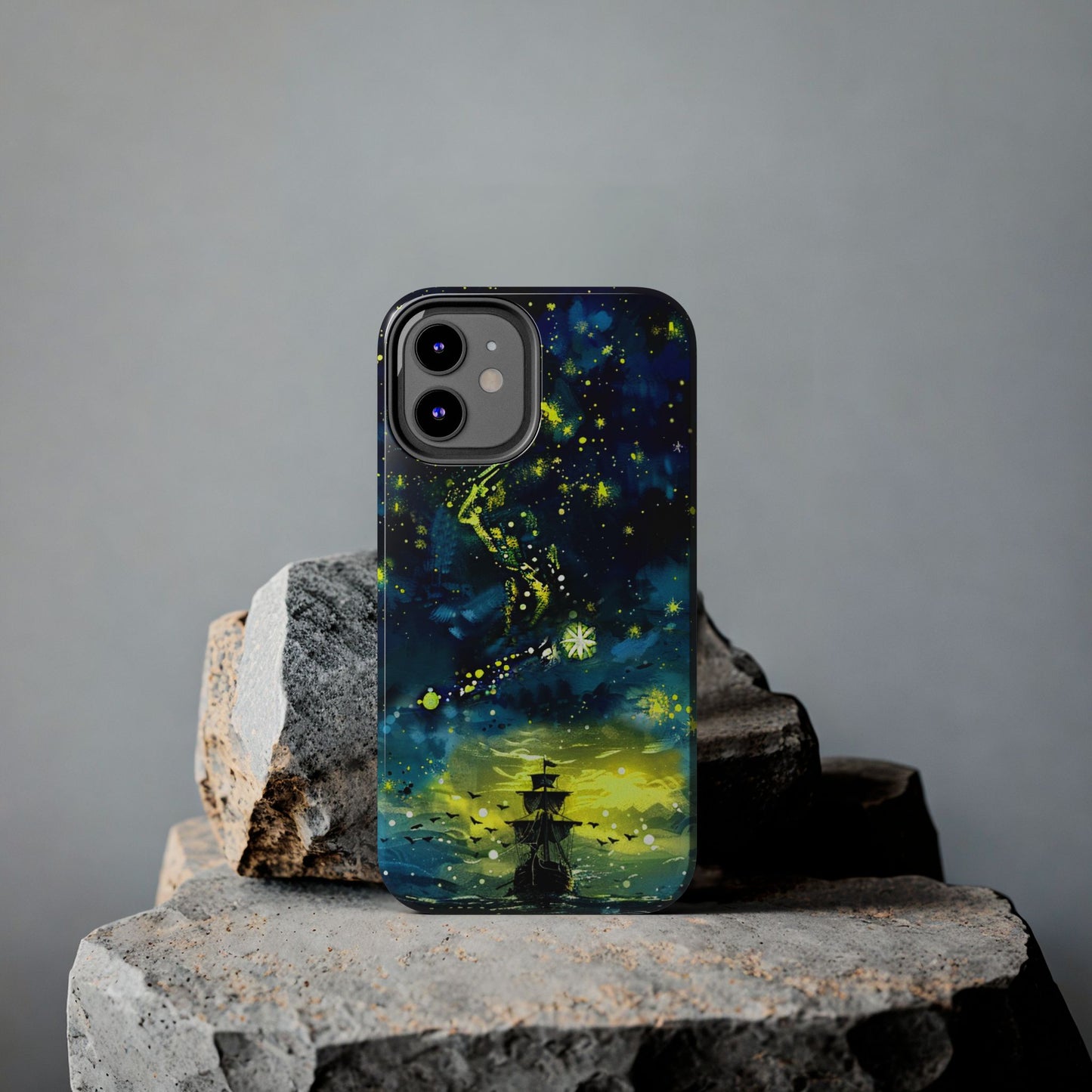 iPhone Android Starry Sky Lost Pirate Ship Phone Case