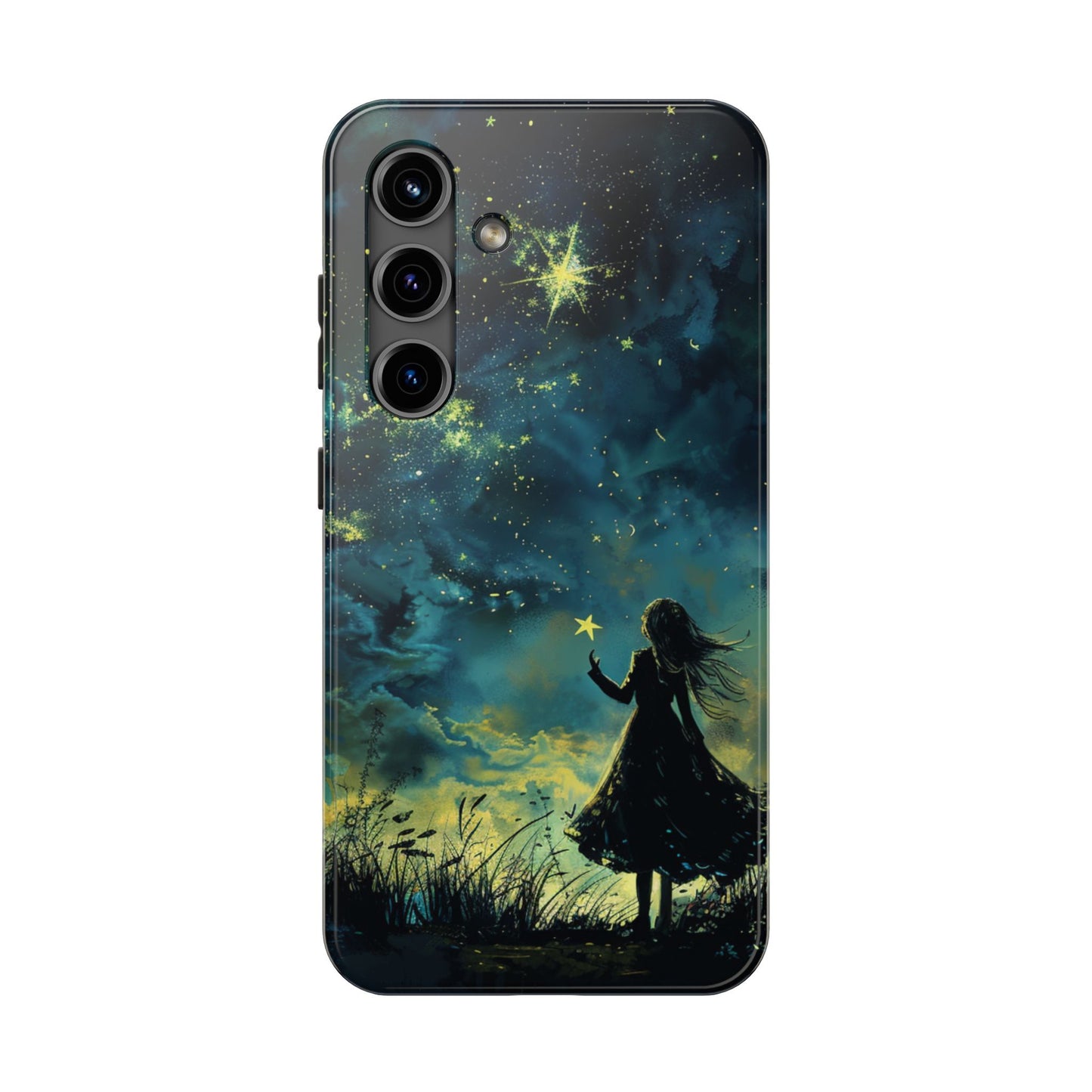 iPhone Android Wishing Star Girl Phone Case