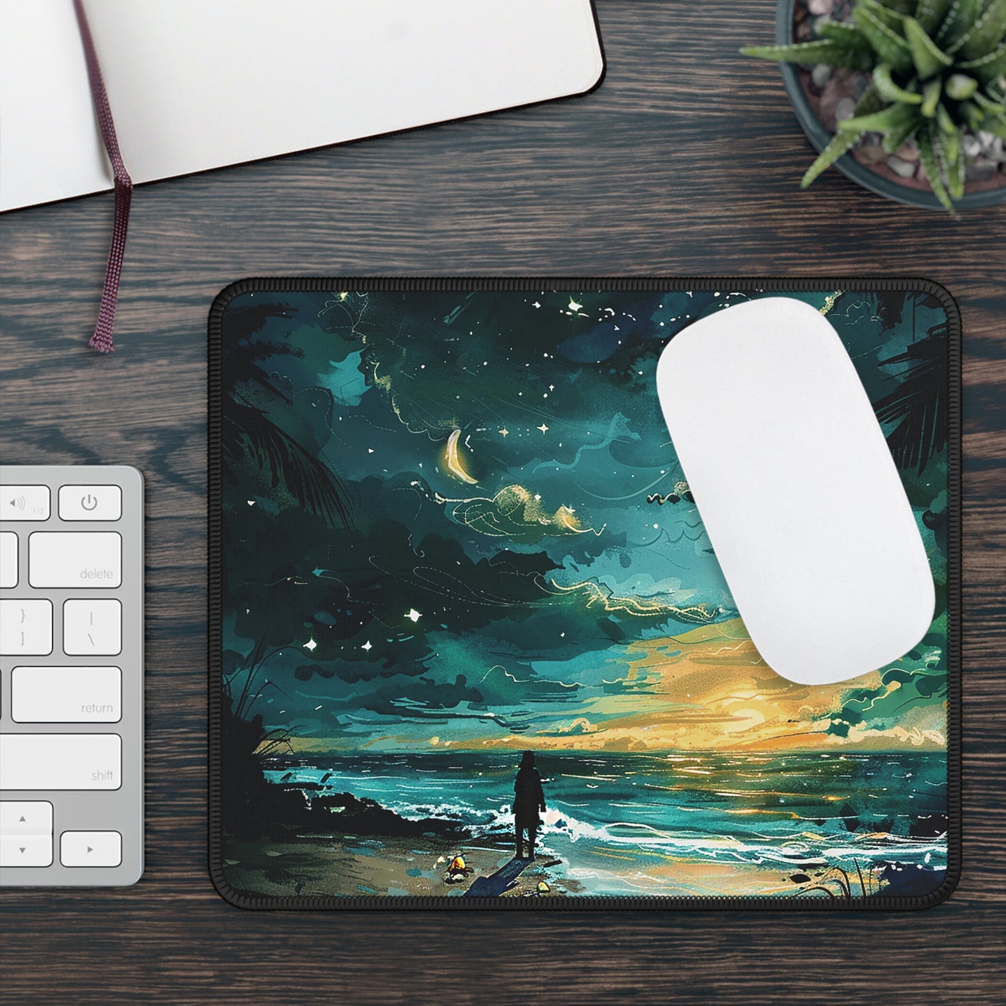 Faraway Warm Tropical Beach Gaming Mouse Pad