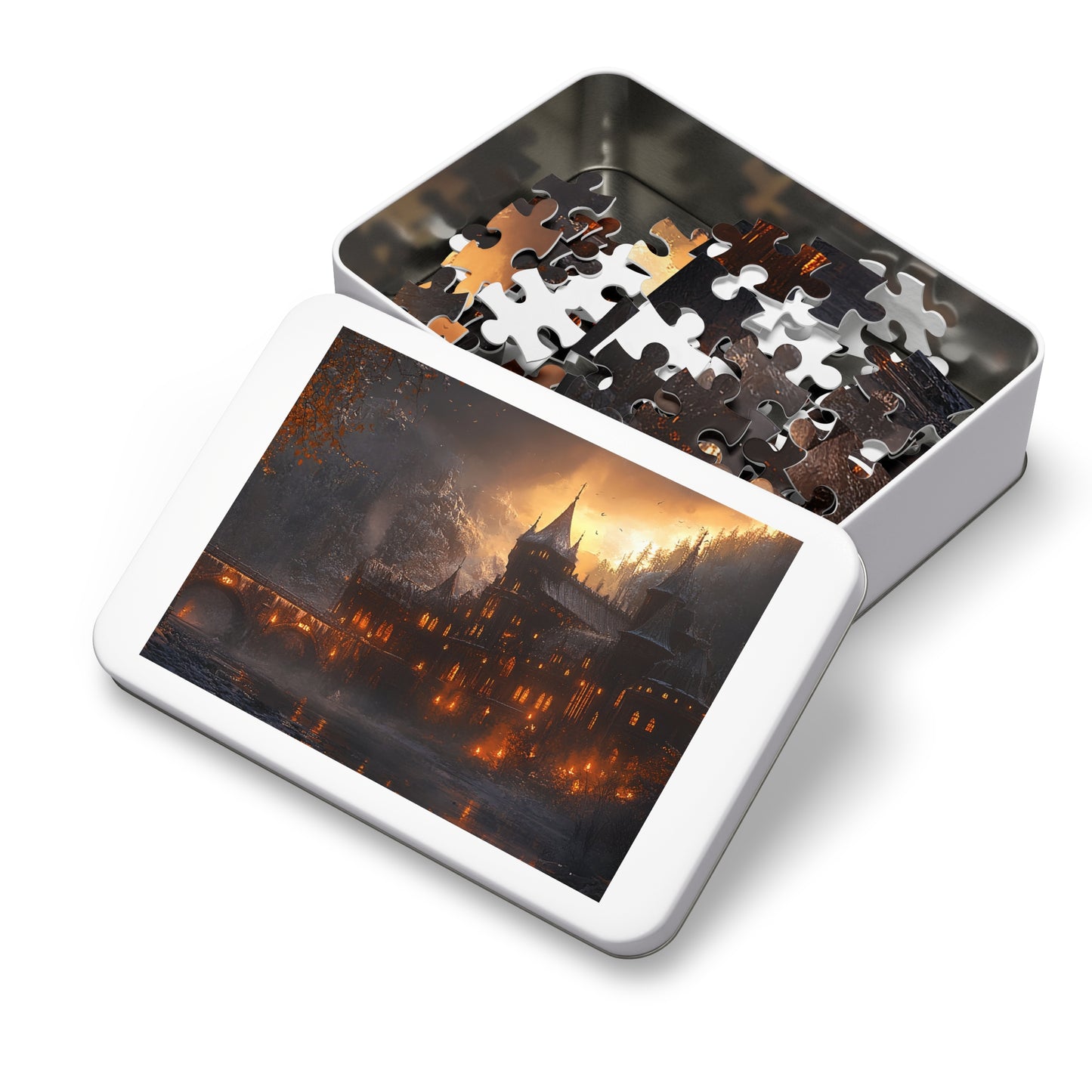 Mountain Winter Palace Hideaway Jigsaw Puzzle (30, 110, 252, 500,1000-Piece)