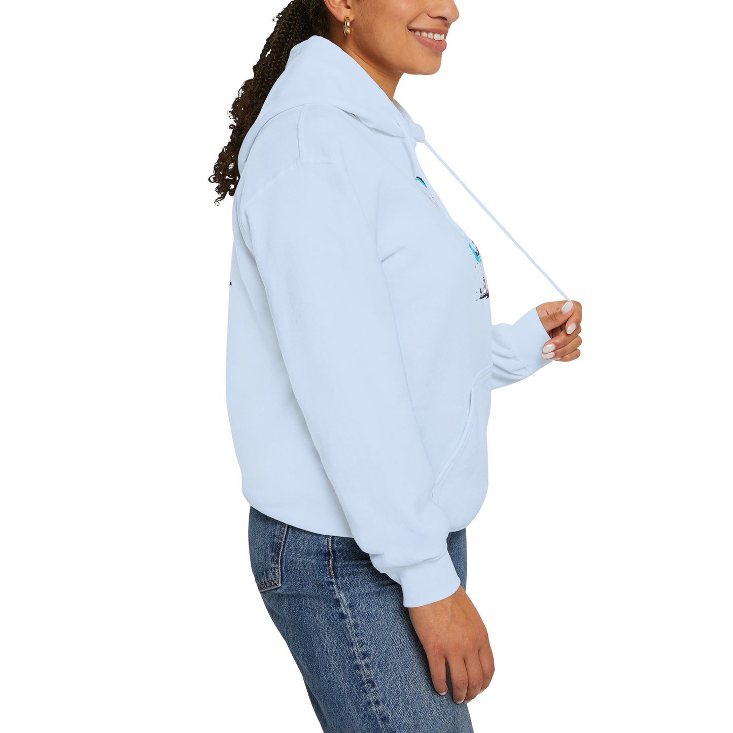 Fantasy Moon Girl Torchbearer Unisex Heavy Blend™ Hooded Sweatshirt