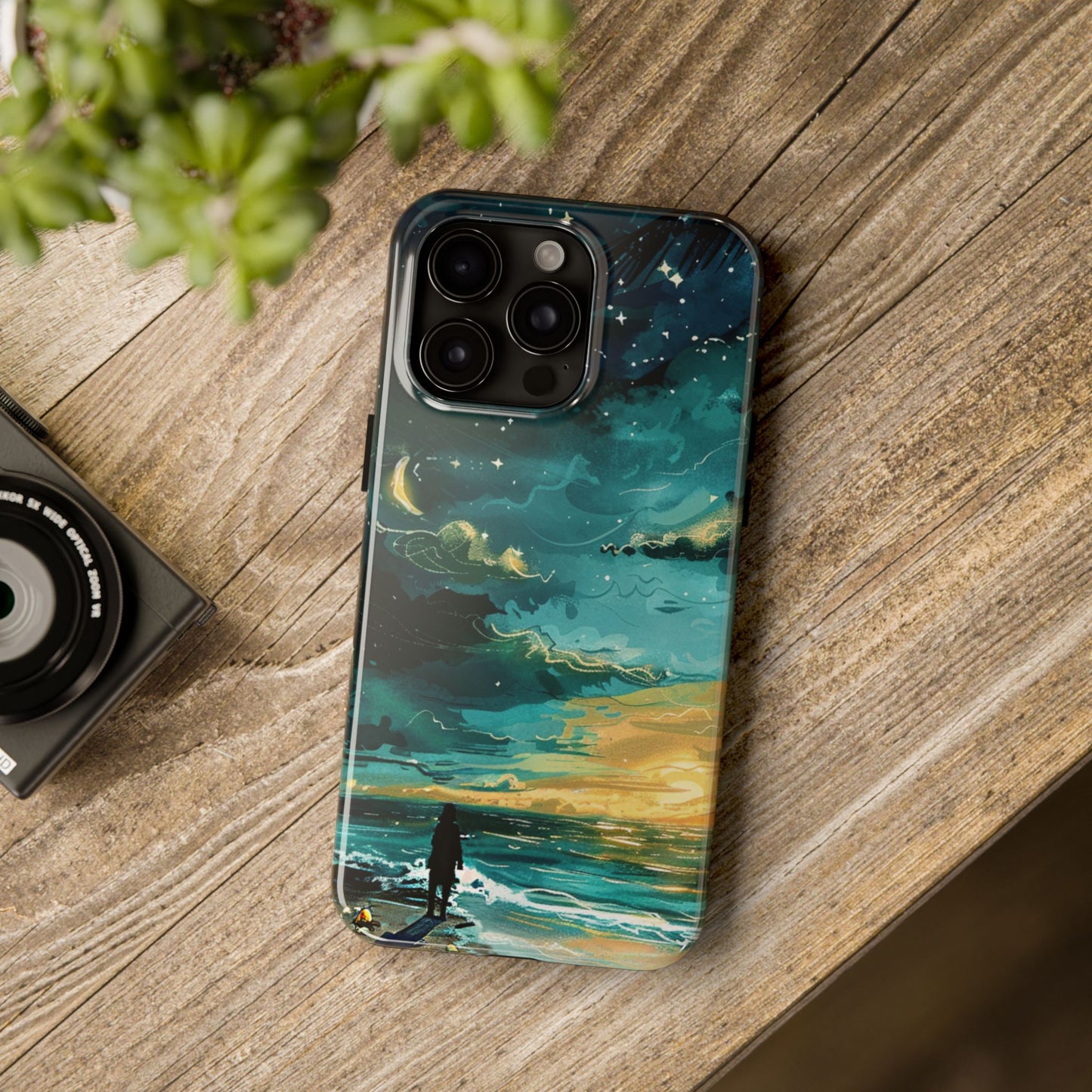 iPhone Android Faraway Warm Tropical Beach Phone Case