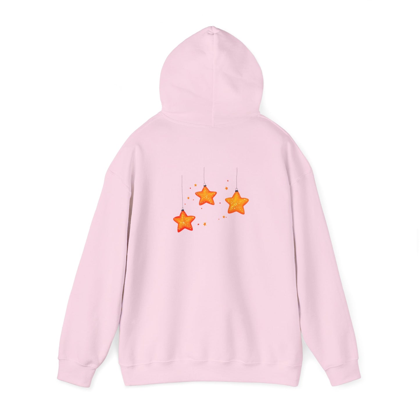 Cute Christmas Starry Ornaments Girl Unisex Heavy Blend™ Hooded Sweatshirt