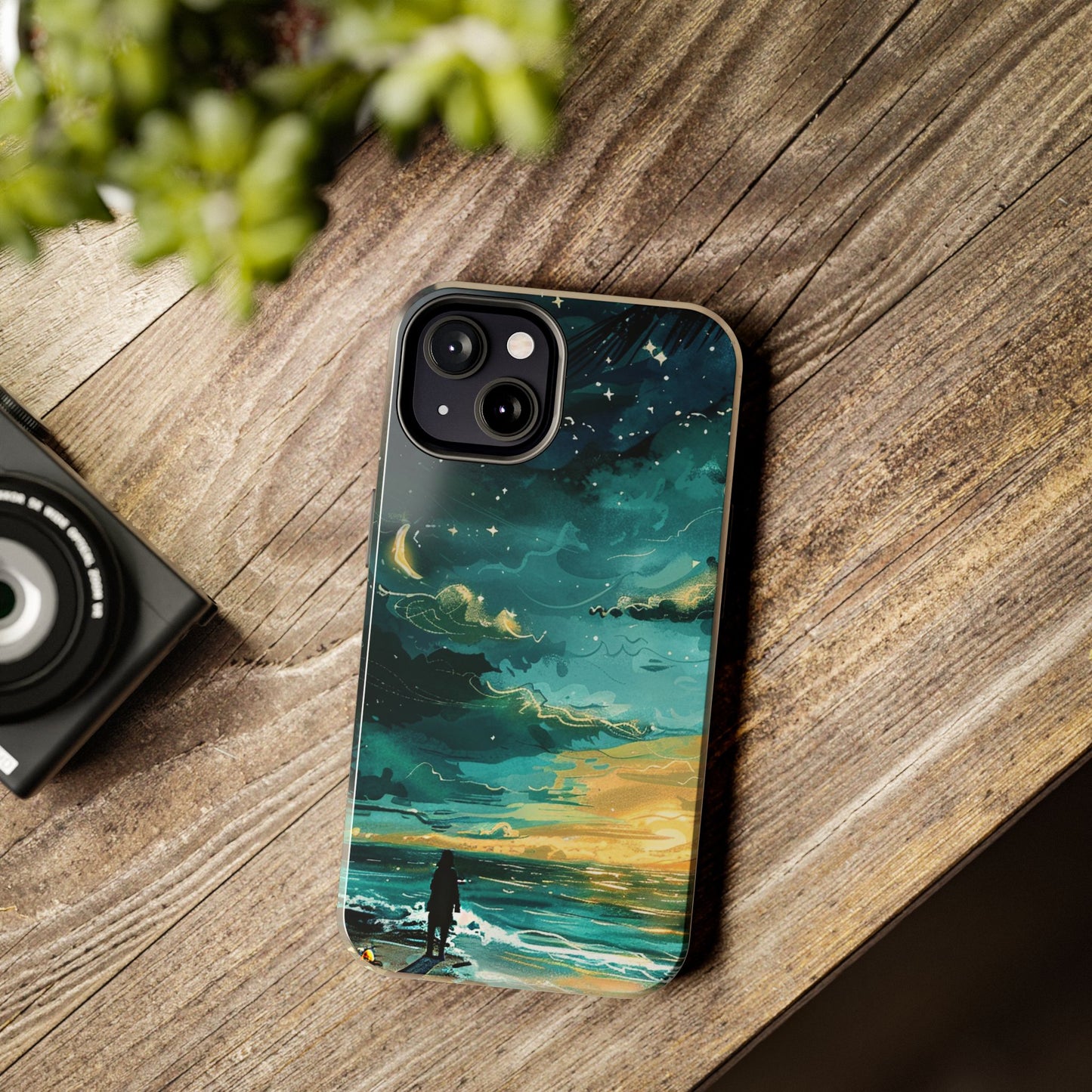 iPhone Android Faraway Warm Tropical Beach Phone Case