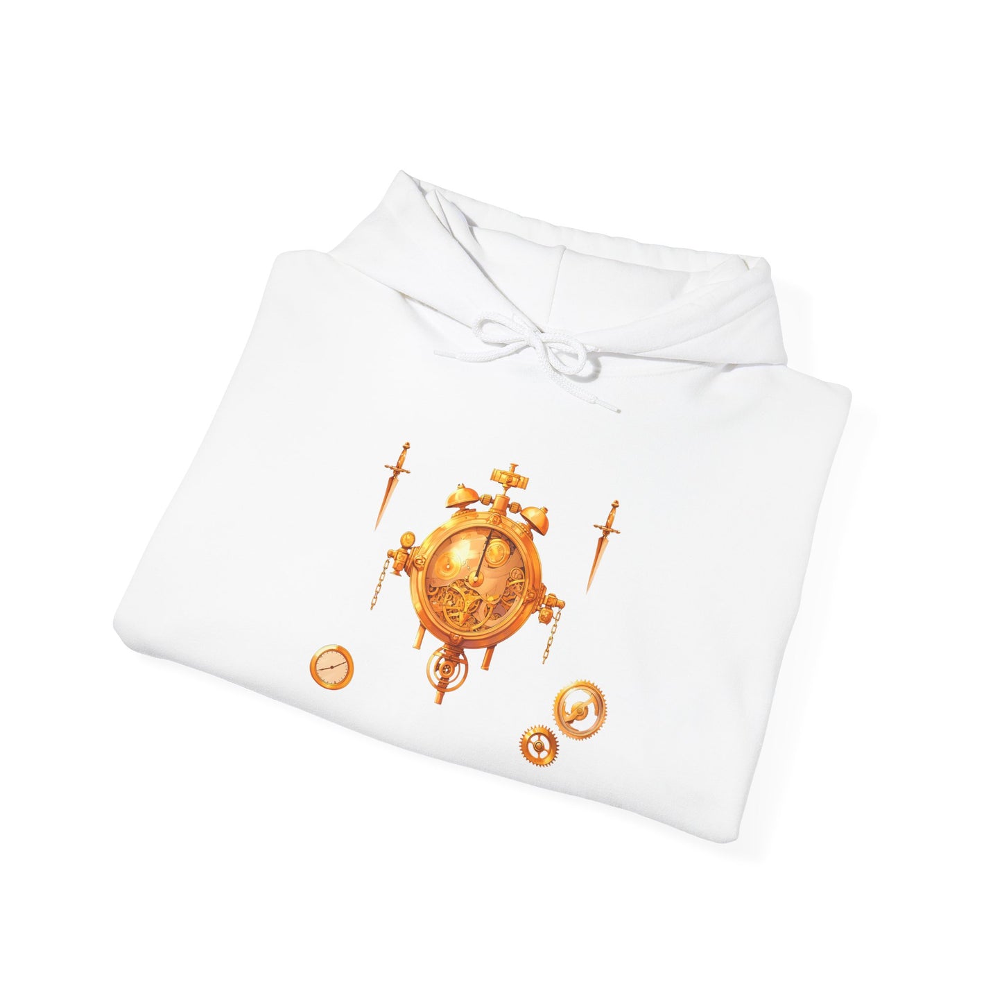Steampunk Clocks and Gears Unisex Heavy Blend™ Hooded Sweatshirt