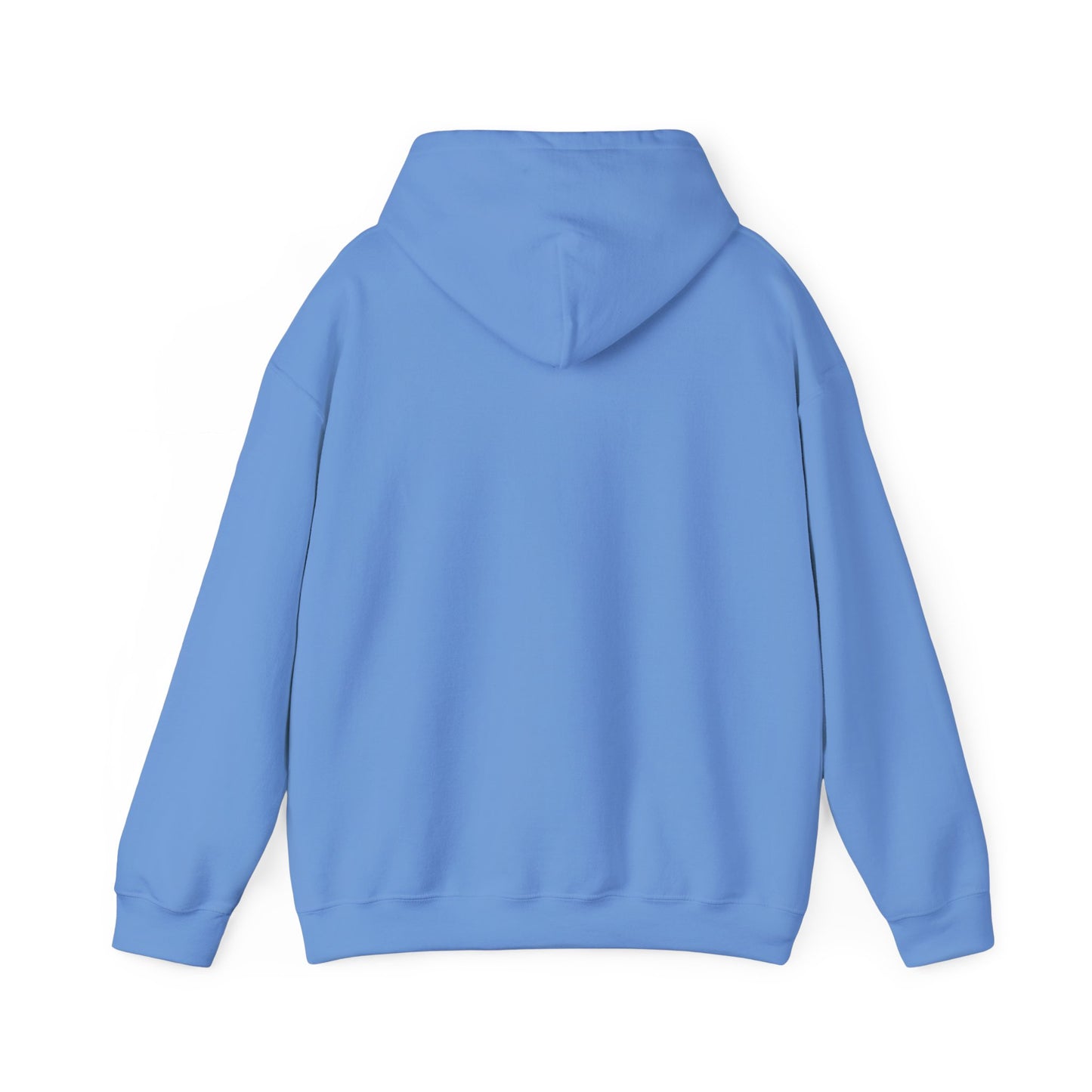 Anime Summer-Themed Unisex Heavy Blendâ„¢ Hooded Sweatshirt with Art of Girl & Coconut Tree under a Shooting Star - Warm Tropical Vibes