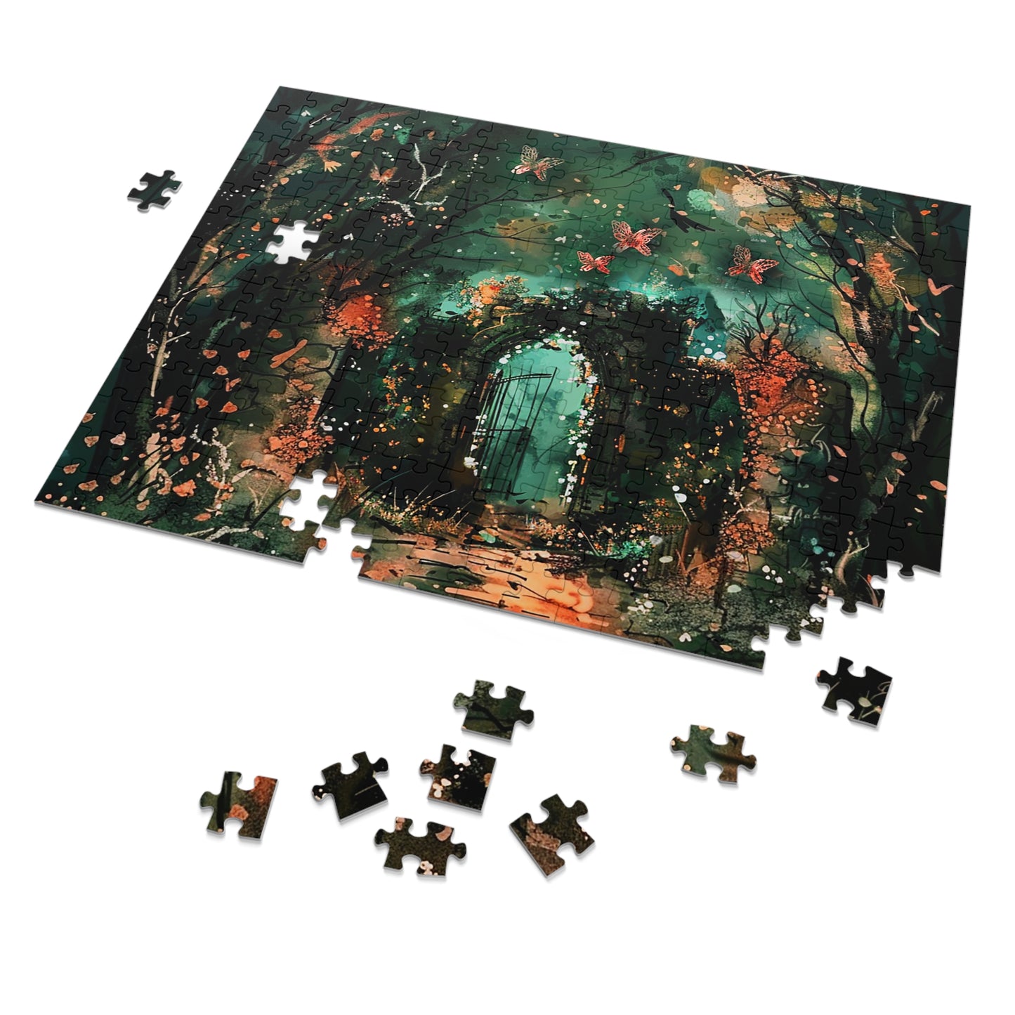 Lonely Ancient Fantasy Gate Jigsaw Puzzle (30, 110, 252, 500,1000-Piece)