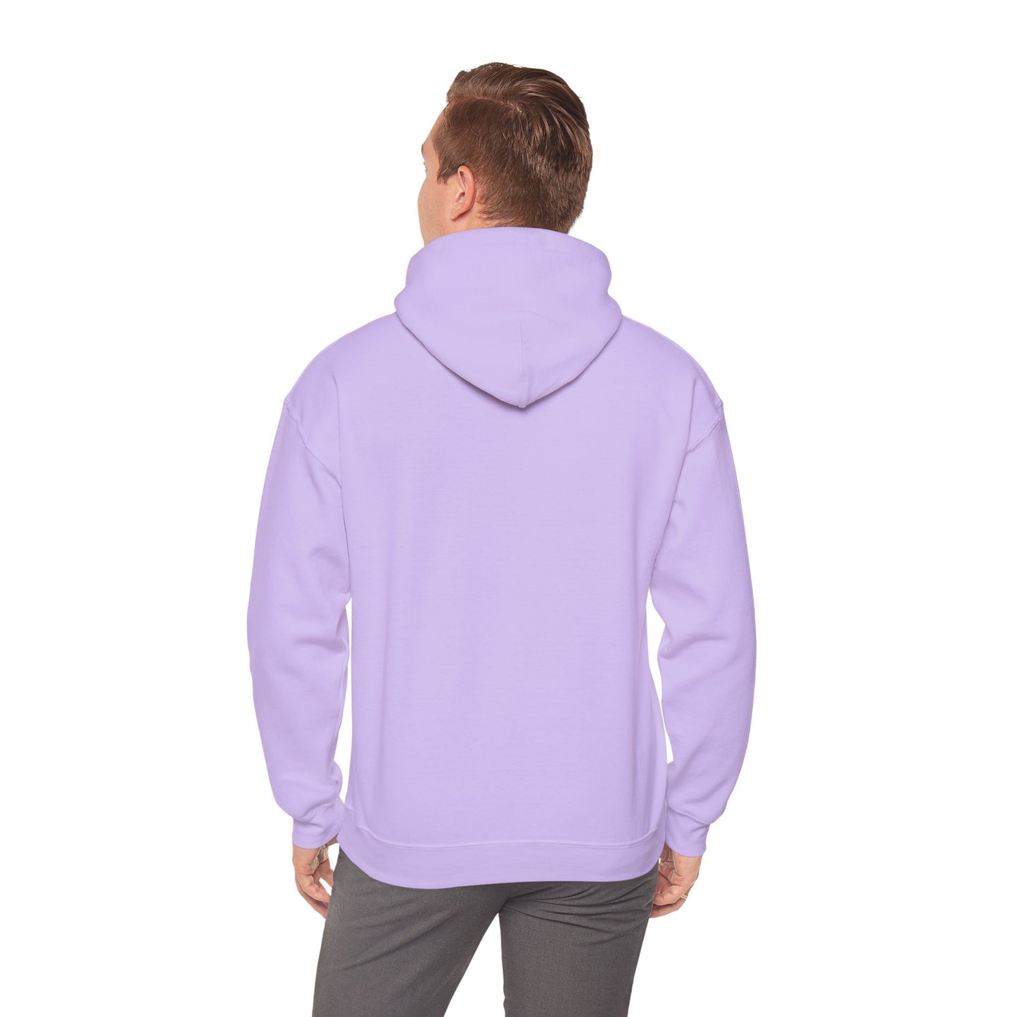 Anime Summer-Themed Unisex Heavy Blendâ„¢ Hooded Sweatshirt with Art of Girl & Coconut Tree under a Shooting Star - Warm Tropical Vibes
