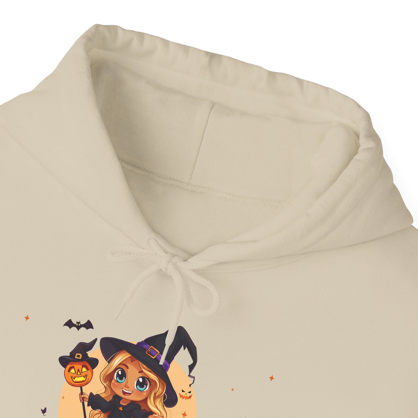 Cute Halloween Magician Girl Unisex Heavy Blend™ Hooded Sweatshirt