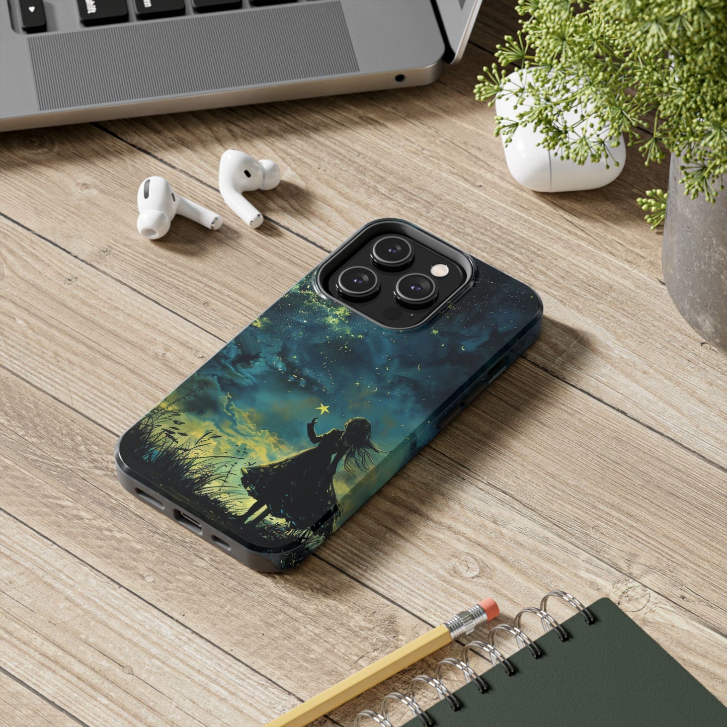 iPhone Android Wishing Star Girl Phone Case