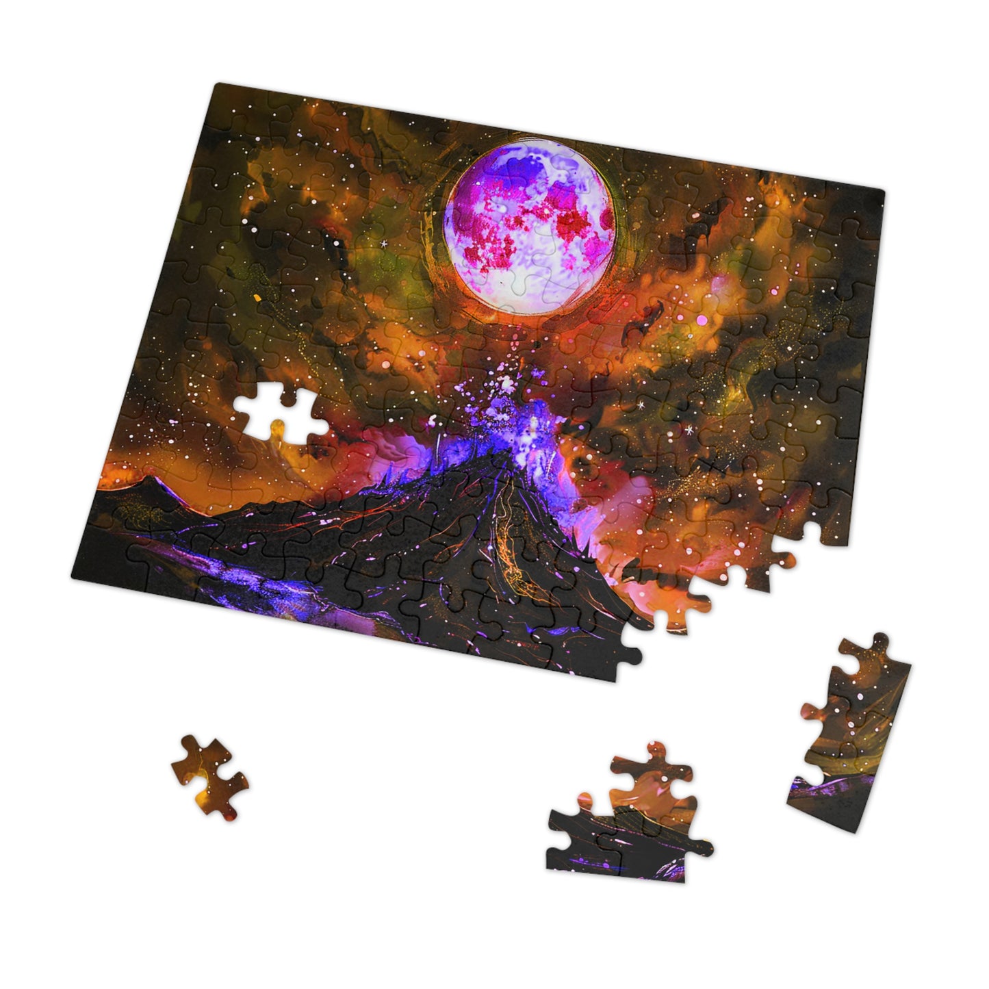The Mystical Volcano Jigsaw Puzzle (30, 110, 252, 500,1000-Piece)