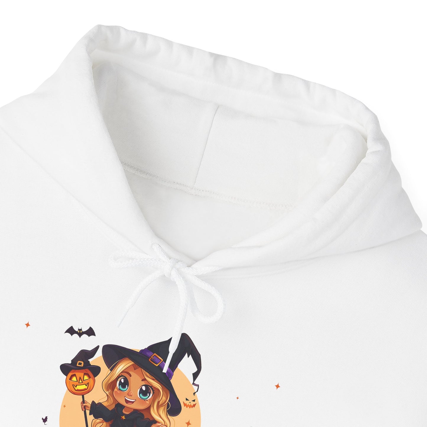Cute Halloween Magician Girl Unisex Heavy Blend™ Hooded Sweatshirt