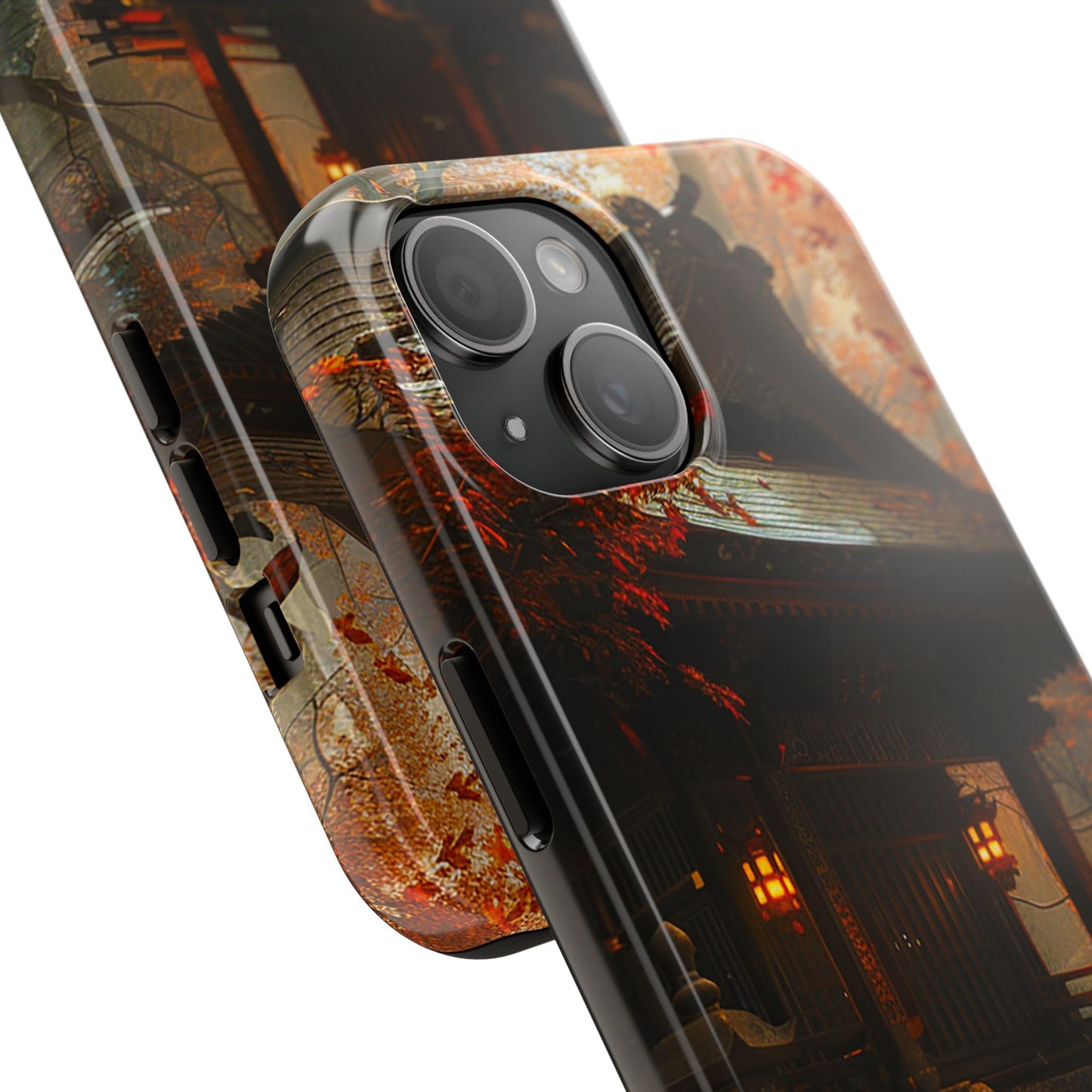 Japanese Autumn Shinto Shrine Tough Phone Case