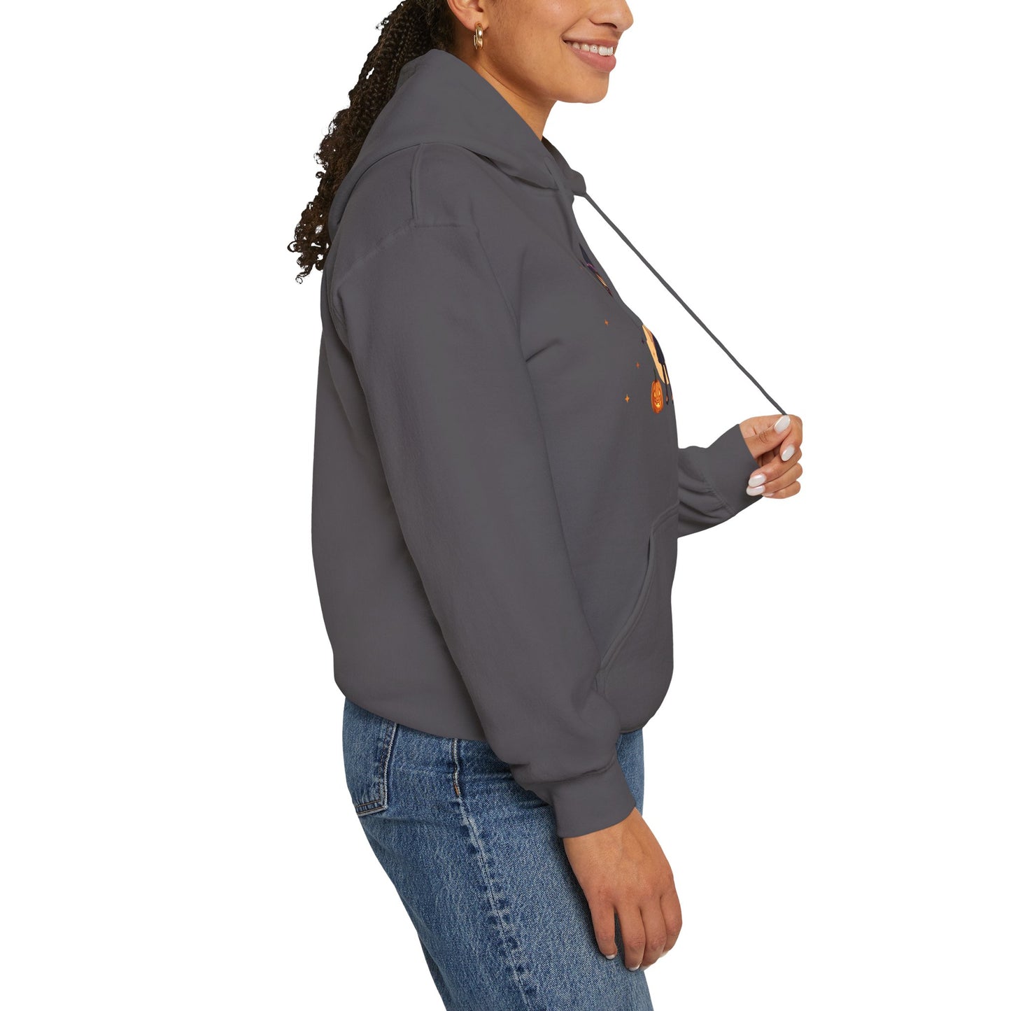 Cute Halloween Magician Girl Unisex Heavy Blend™ Hooded Sweatshirt